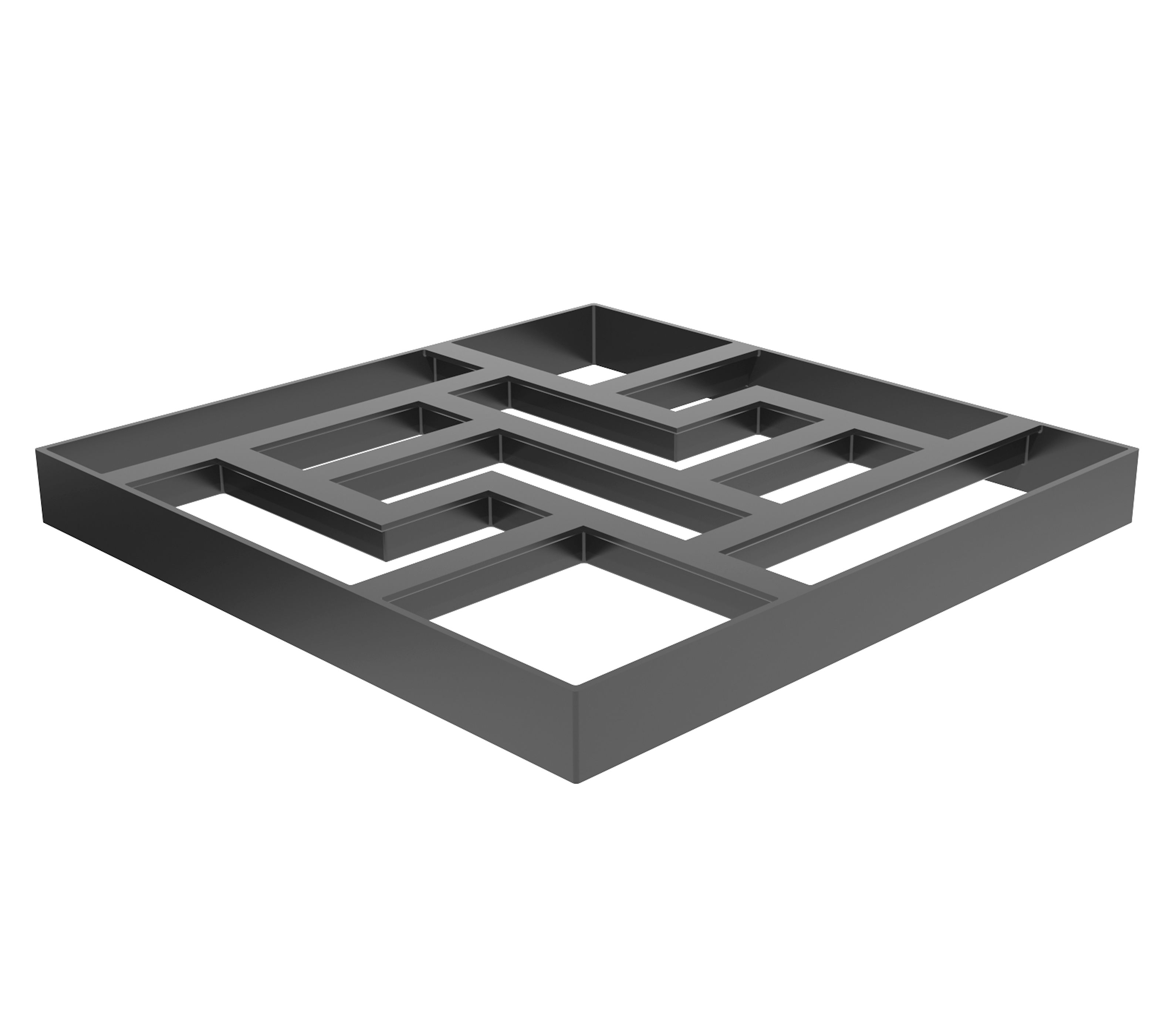 Изображение товара Форма для заливки дорожки GEOLIA 40x40x4 модерн Изображение товара Форма для заливки дорожки GEOLIA 40x40x4 модерн