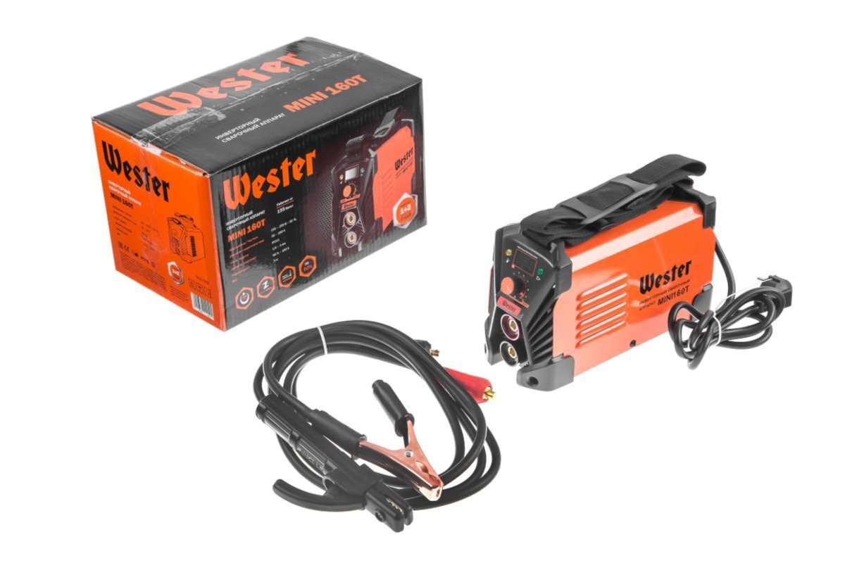 Изображение товара Инверторный сварочный аппарат WESTER MINI 160Т с функцией Hot Start