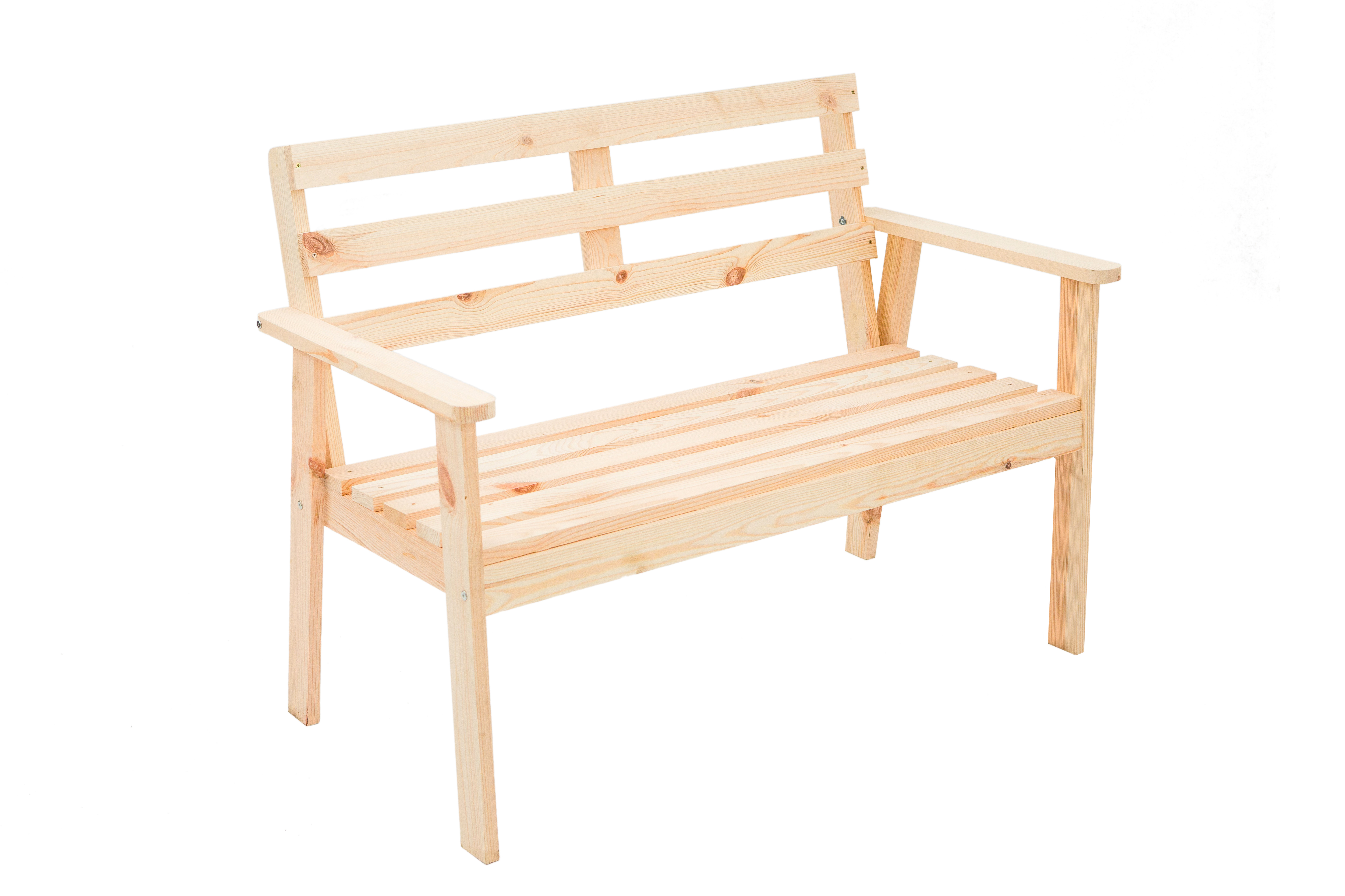 Изображение товара Скамья садовая Фотон Грета 120 см из сосны для дачи