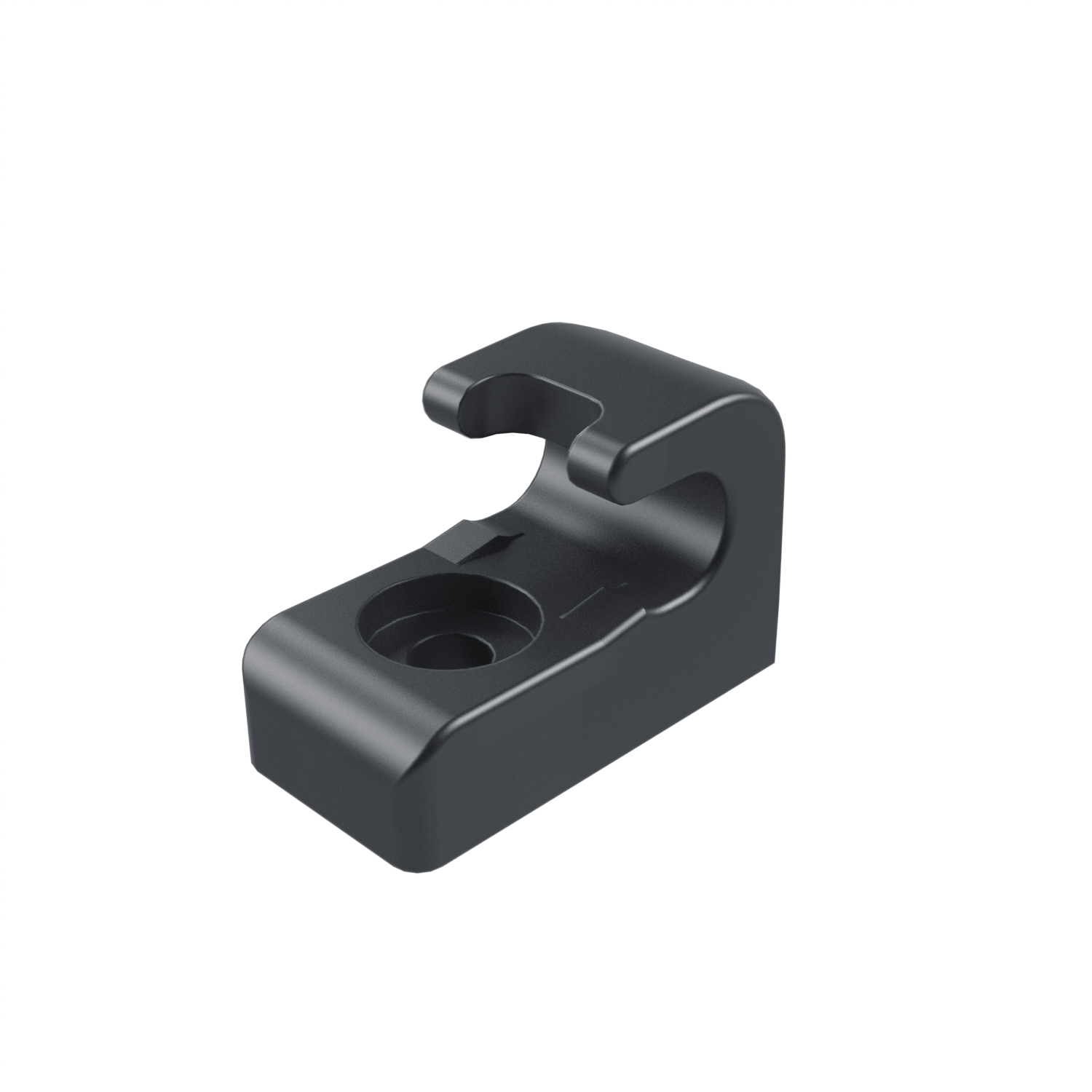 Изображение товара Клипса сетчатых полок Найди для монтажа и крепежа 10 шт черный пластик