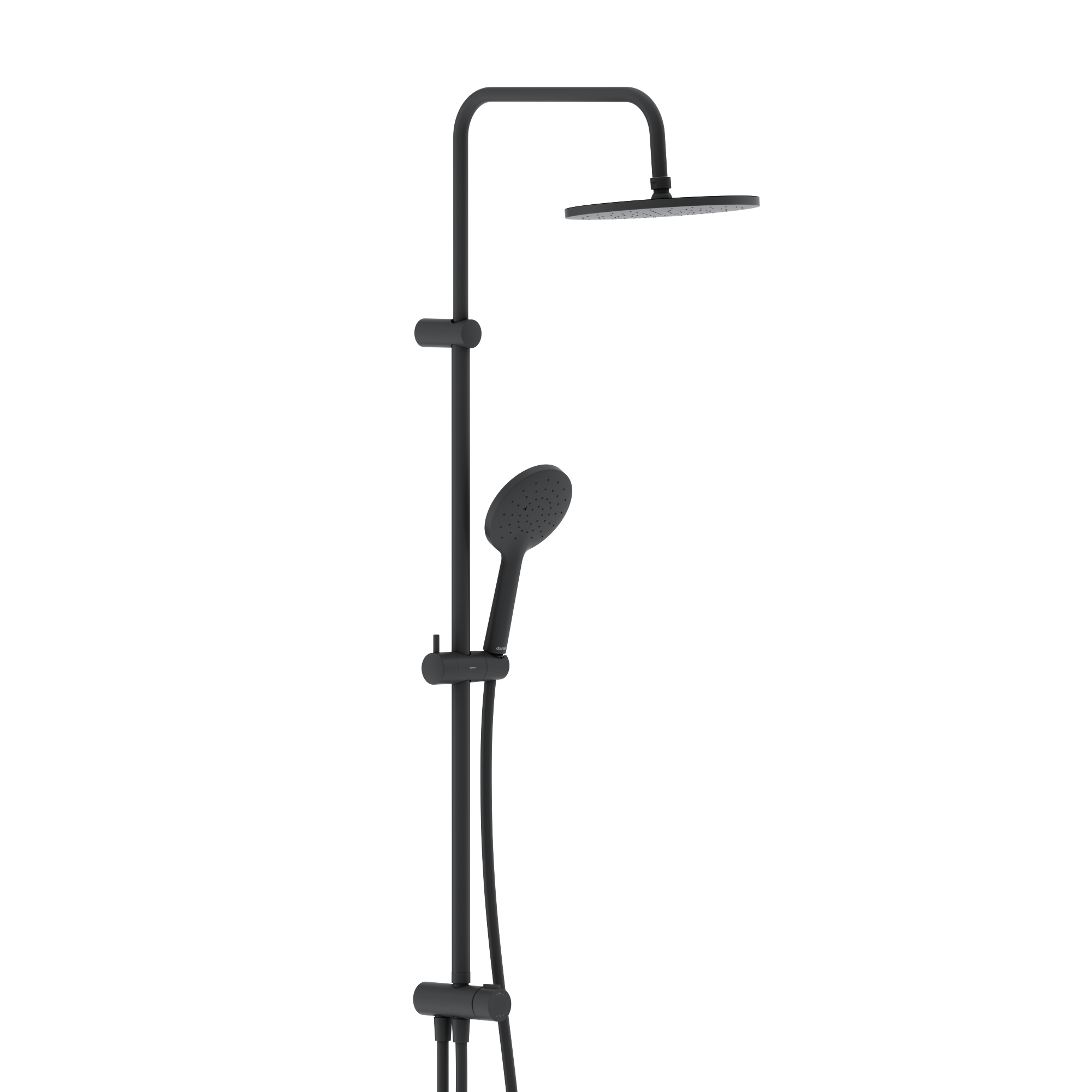 Душевая система Damixa Willow 921000300LM цвет черный матовый