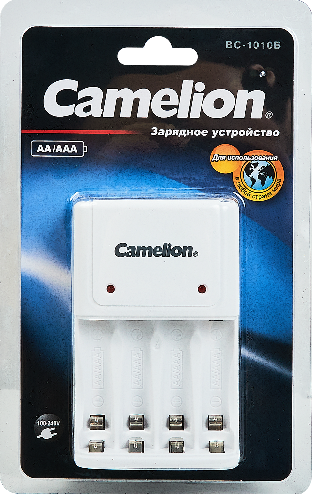 Изображение товара Зарядное устройство Camelion BC-1010B для Ni-MH аккумуляторов, 4 канала Изображение товара Зарядное устройство Camelion BC-1010B для Ni-MH аккумуляторов, 4 канала