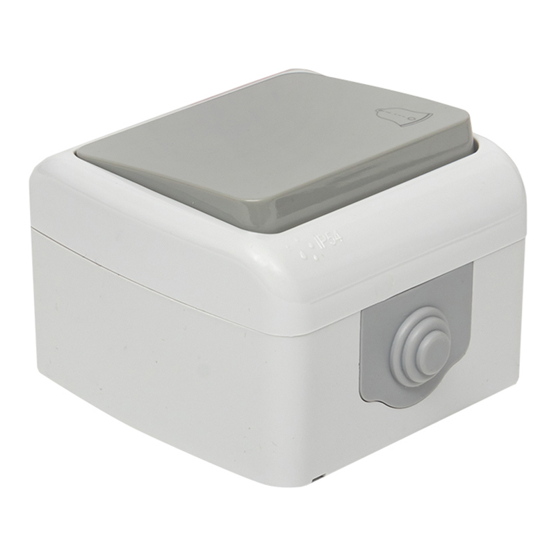 Изображение товара Кнопка звонка EKF Мурманск, проводная, серый, 230 В