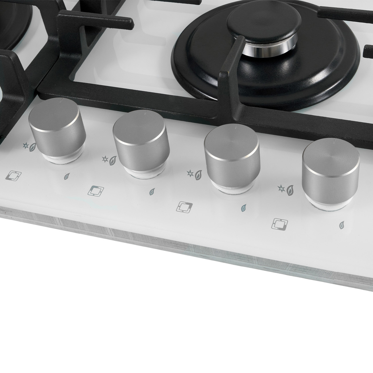 Изображение товара Газовая варочная панель Oasis P-BSW 4 конфорки белая встраиваемая Турция