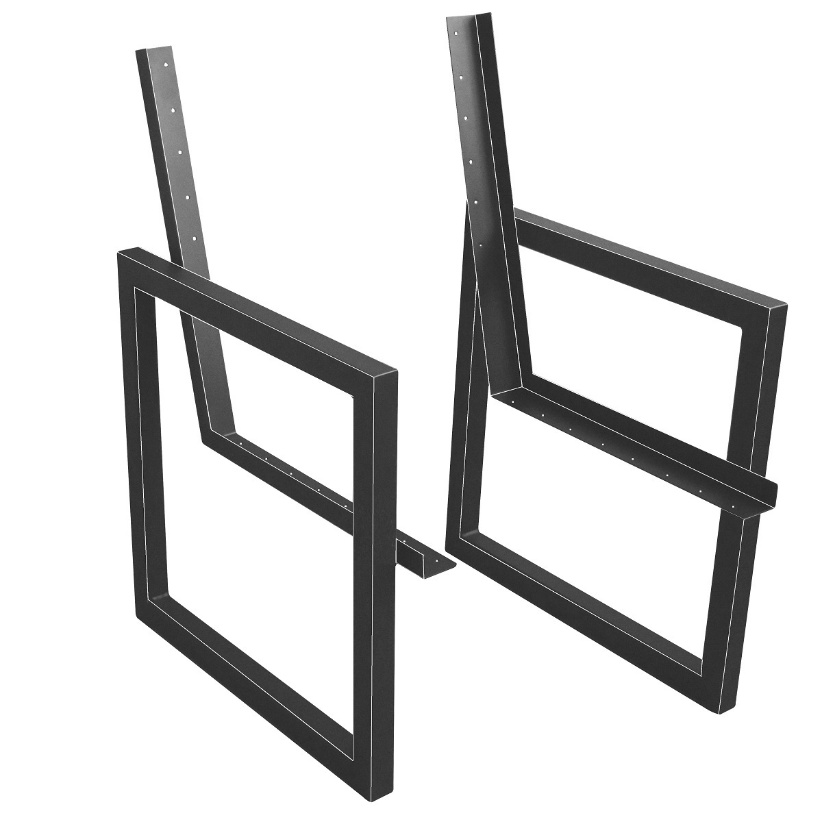 Изображение товара Каркас-опора для скамейки 4х60х85 см сталь черный для дачи садовых скамеек