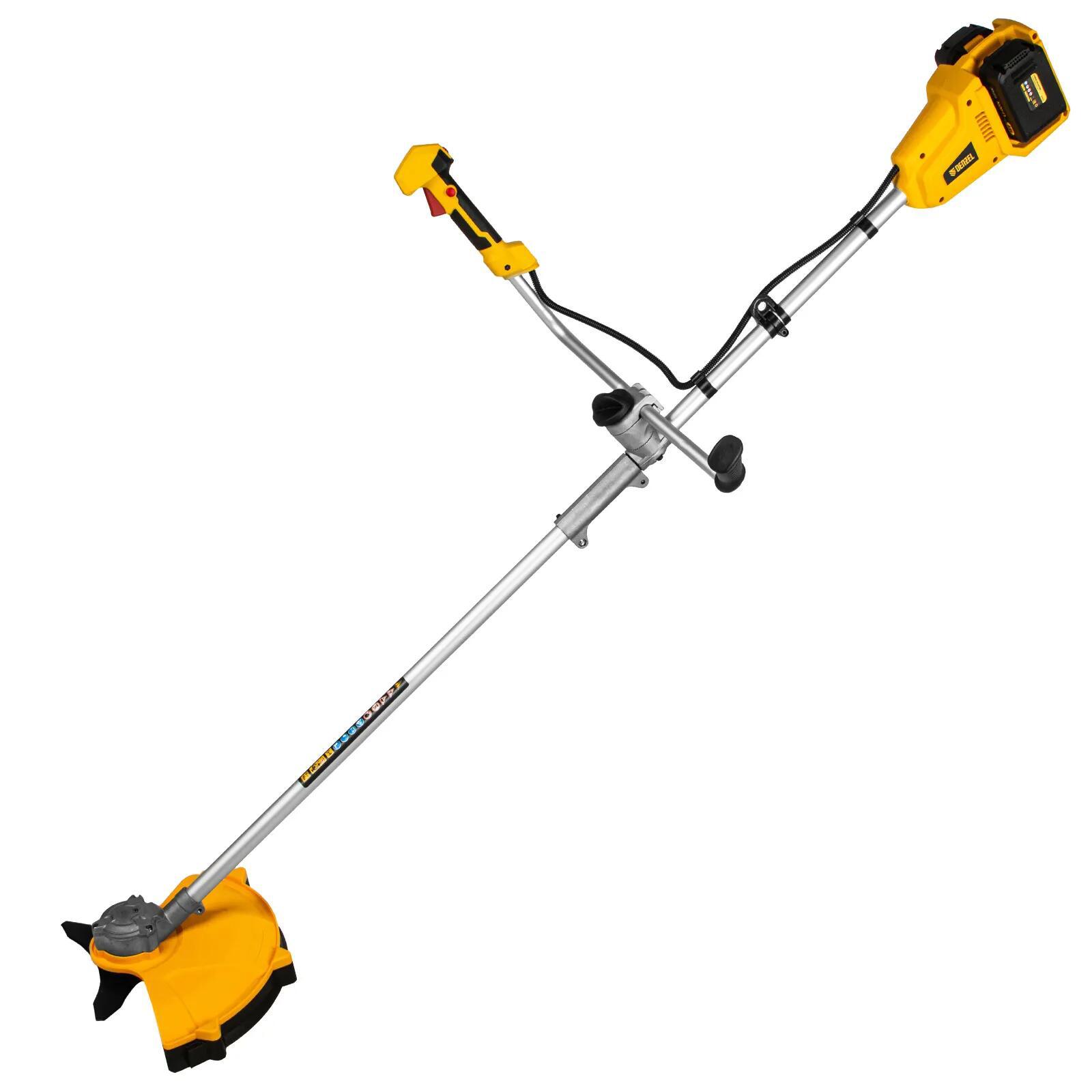 Изображение товара Аккумуляторный триммер Denzel CBC350-36 с двумя аккумуляторами