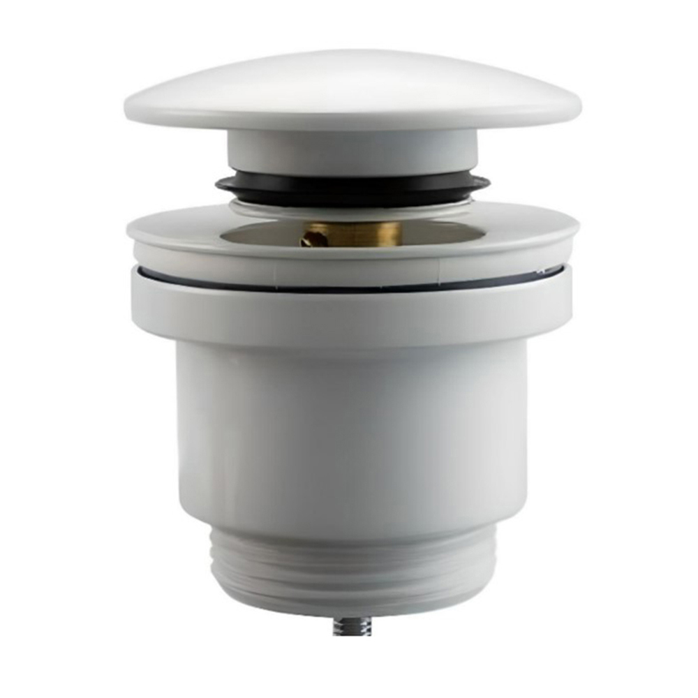 Изображение товара Донный клапан Frap F62-6 белый для ванной комнаты