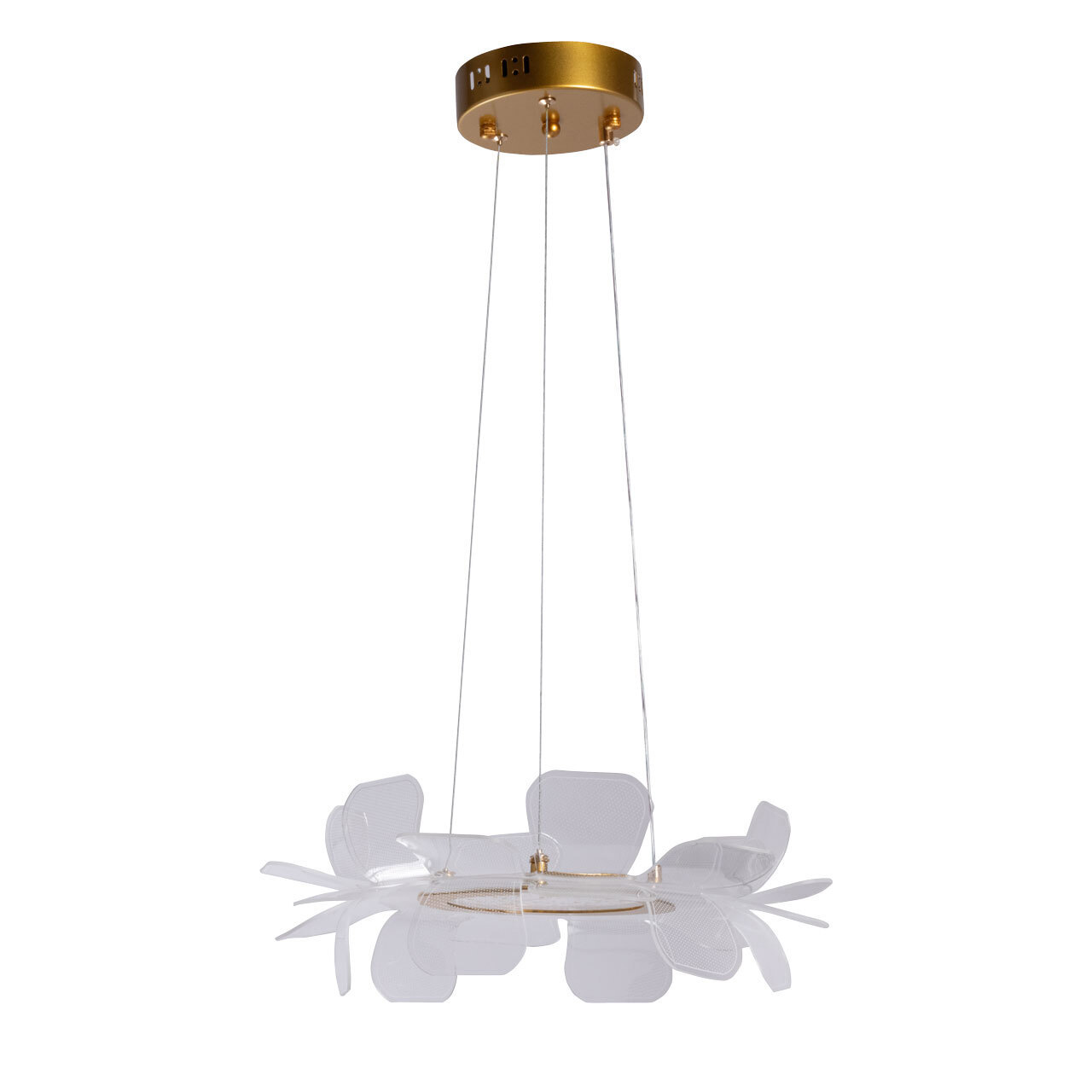 Изображение товара Светильник подвесной De city Оскар 17.58 м² регулируемый белый свет цвет жёлтый/золотой