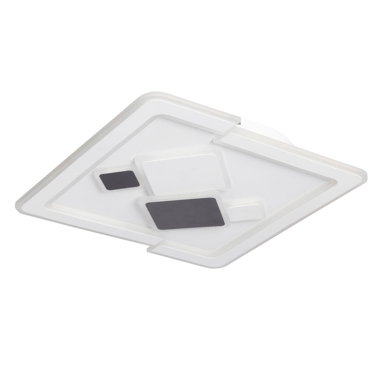 Изображение товара Люстра потолочная De markt 660013601 с пультом управления 22.33 м² современный дизайн black+white