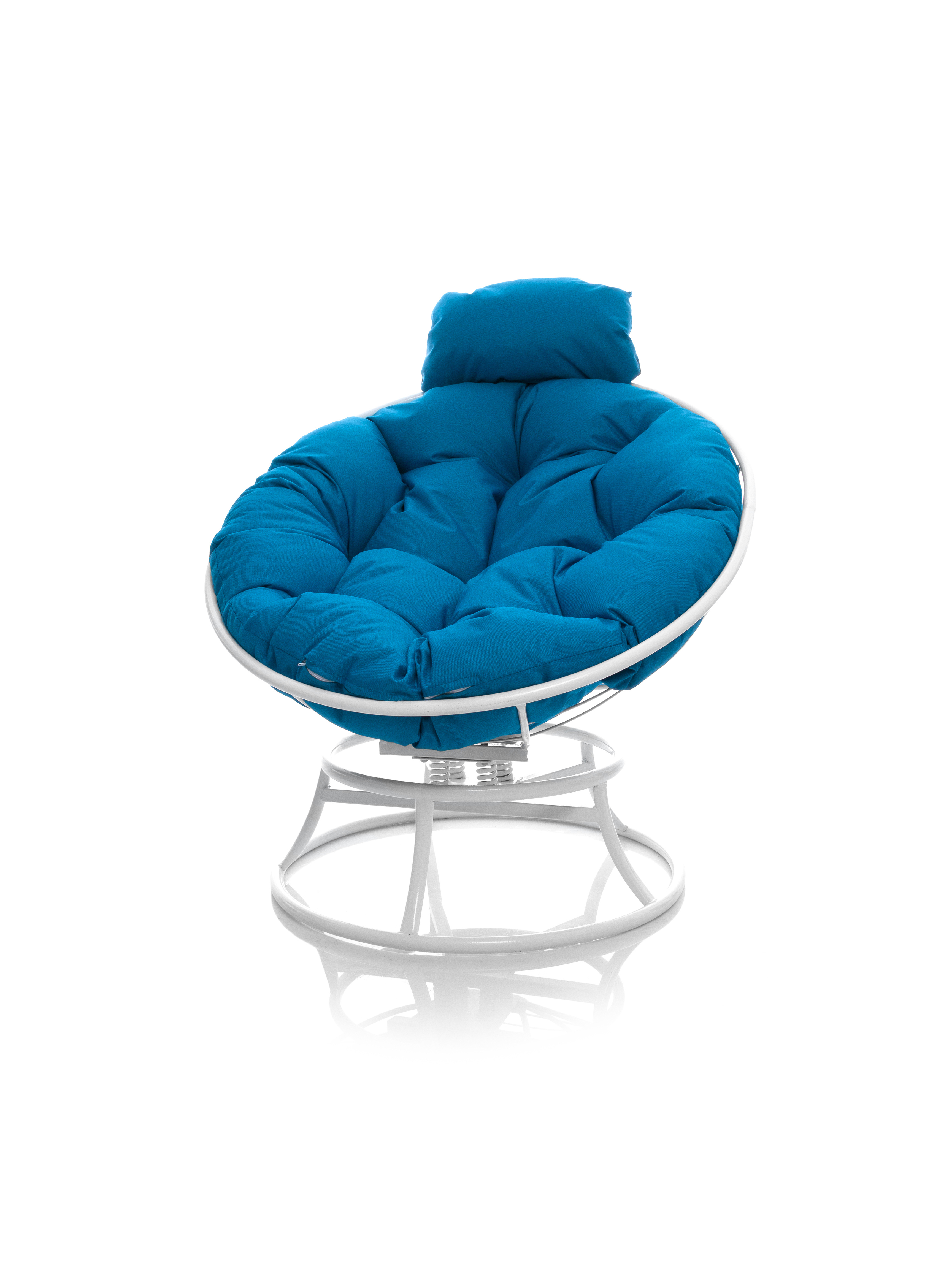 Изображение товара Кресло садовое M-group Папасан пружинка мини белый