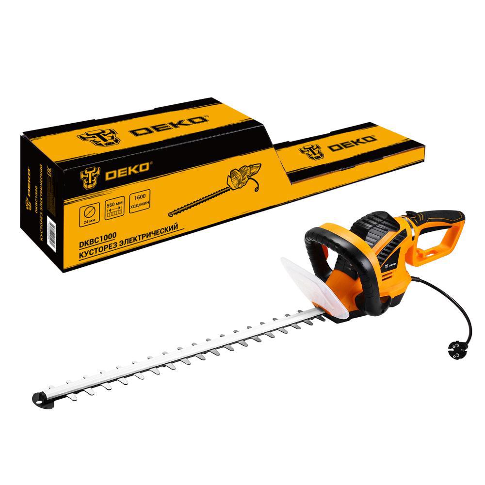 Изображение товара Электрический кусторез DEKO DKBC1000 1000 Вт с длиной лезвия 610 мм