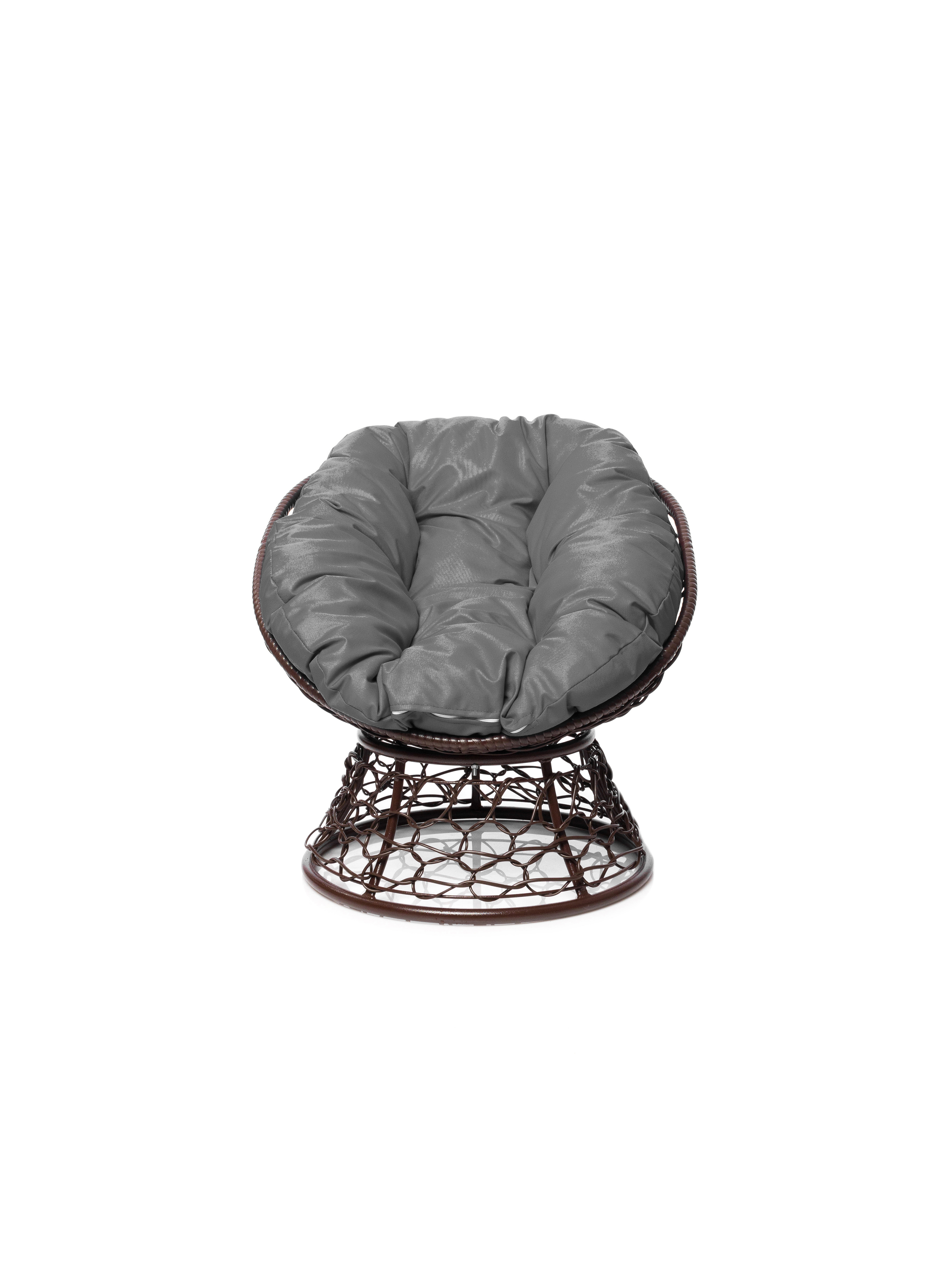 Изображение товара Кресло садовое Пончик из искусственного ротанга 61x40x55 см М-group