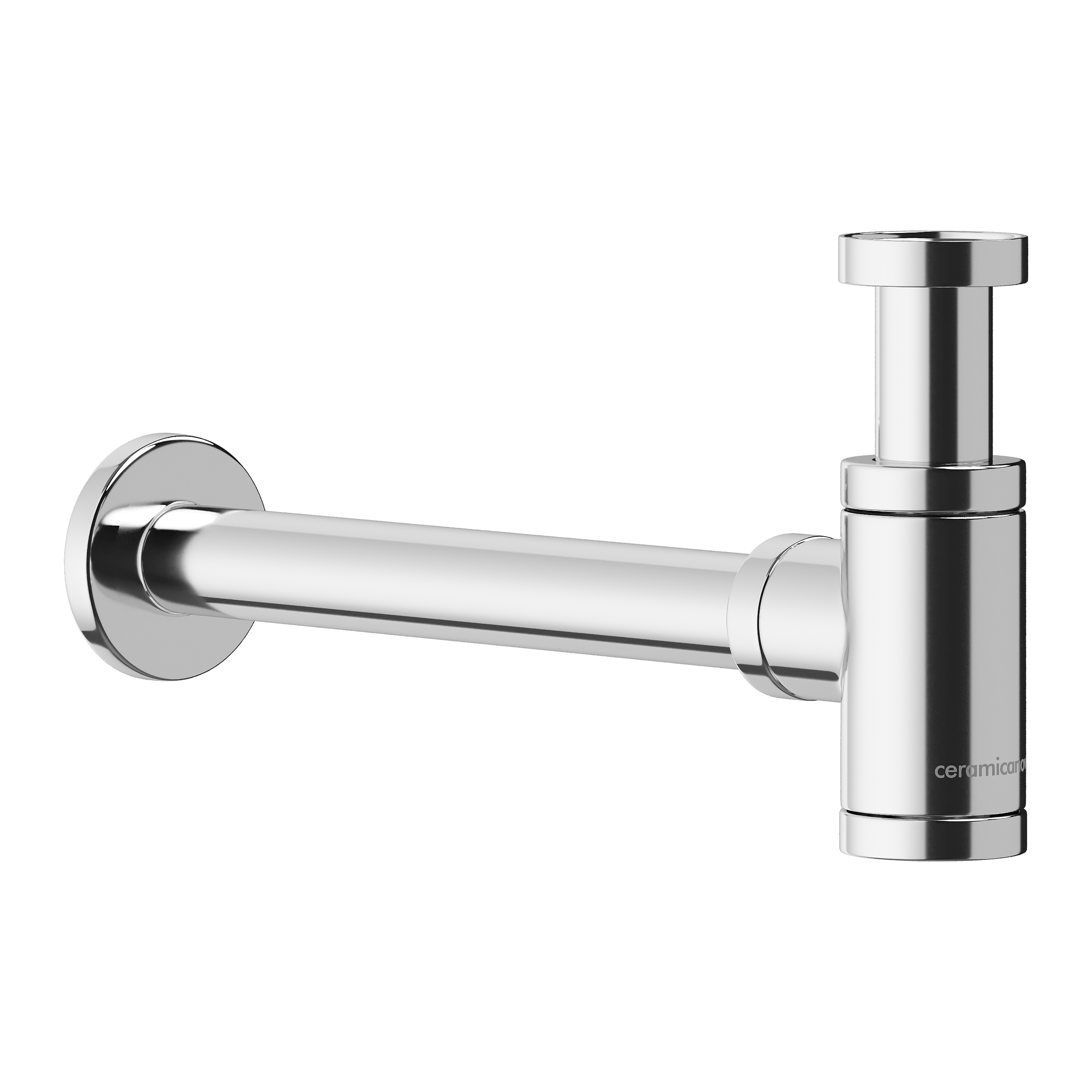 Изображение товара Сифон для раковины Ceramicanova 70001CH из нержавеющей стали хром 32 мм