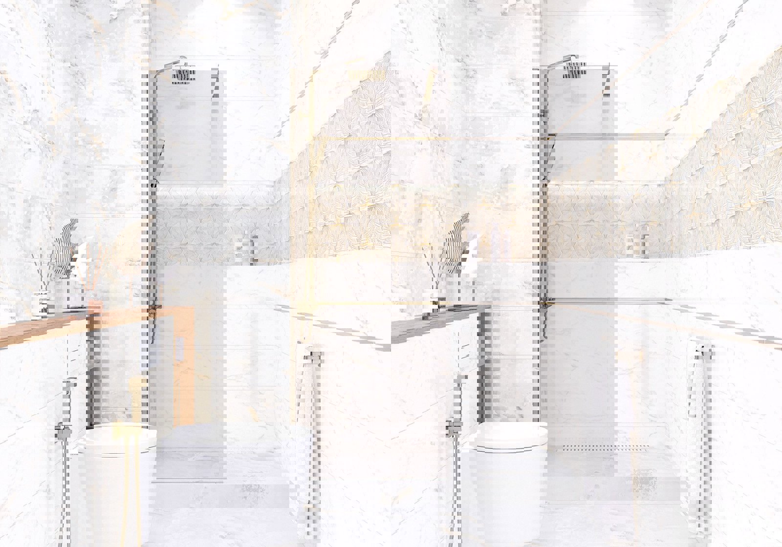 Изображение товара Керамическая плитка Alma Ceramica Dea TWU11DEA704 20x60 см белая для стен