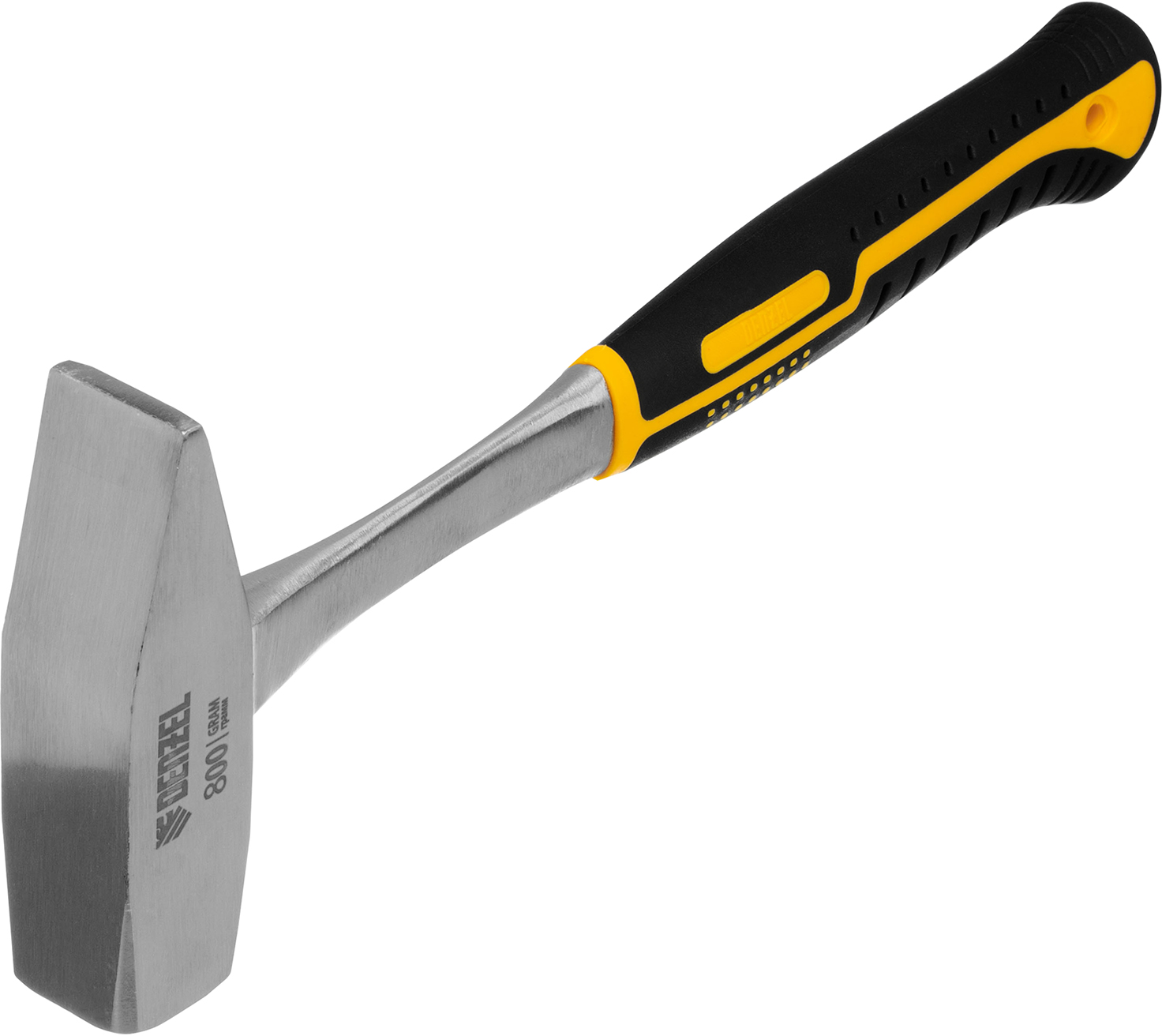 Изображение товара Молоток слесарный Denzel 10405 двухкомпонентная ручка 800 г