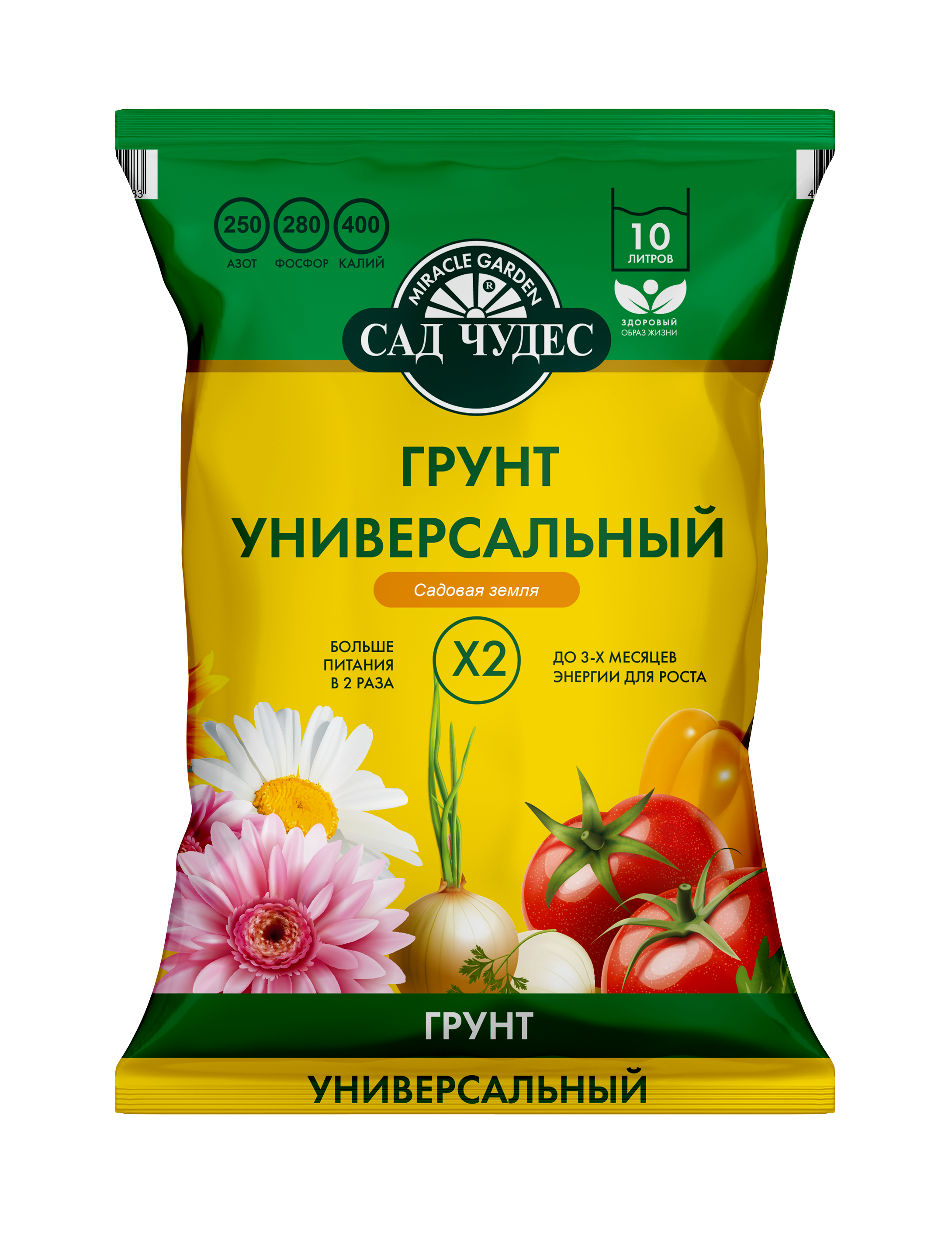 Изображение товара Грунт Сад чудес Универсальный 10 л