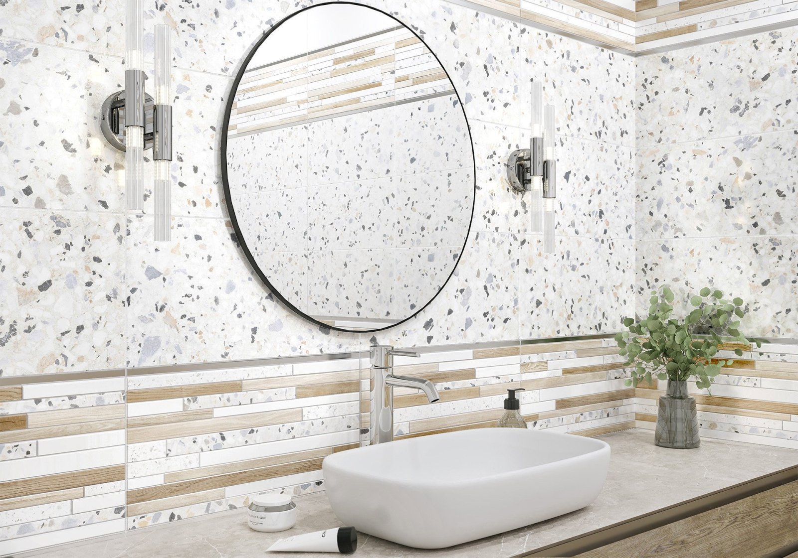 Изображение товара Керамическая плитка Alma Ceramica Bilbao TWU09BLB004 24.9x50 белая для стен