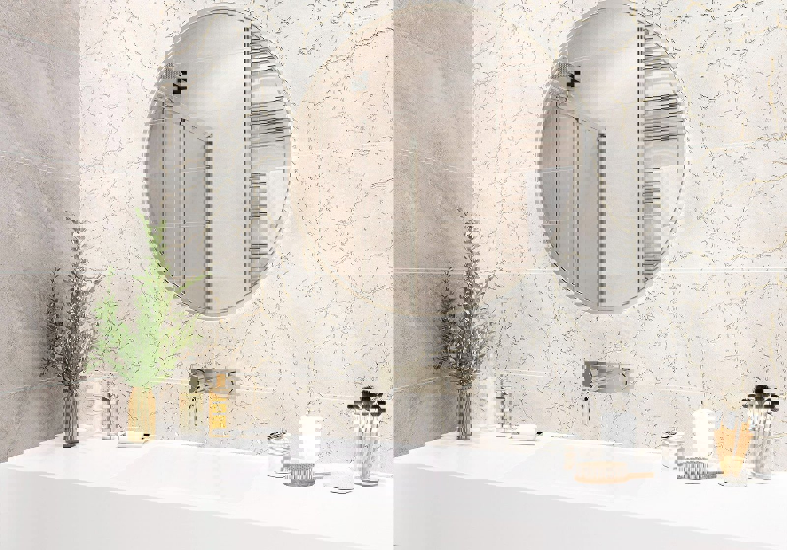 Изображение товара Керамическая плитка Alma ceramica TWU12RLT04Rekb 24.6x74см бежевая