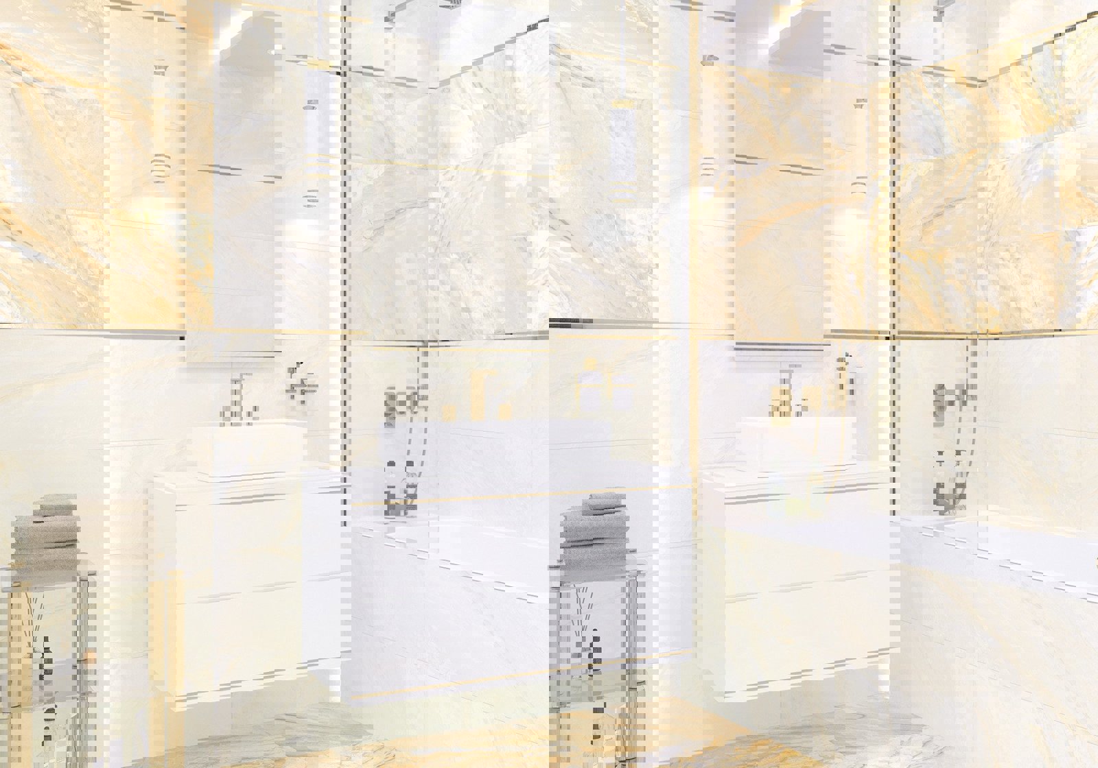 Изображение товара Керамическая плитка Alma ceramica TWU93MGC04R 30x90 см белая