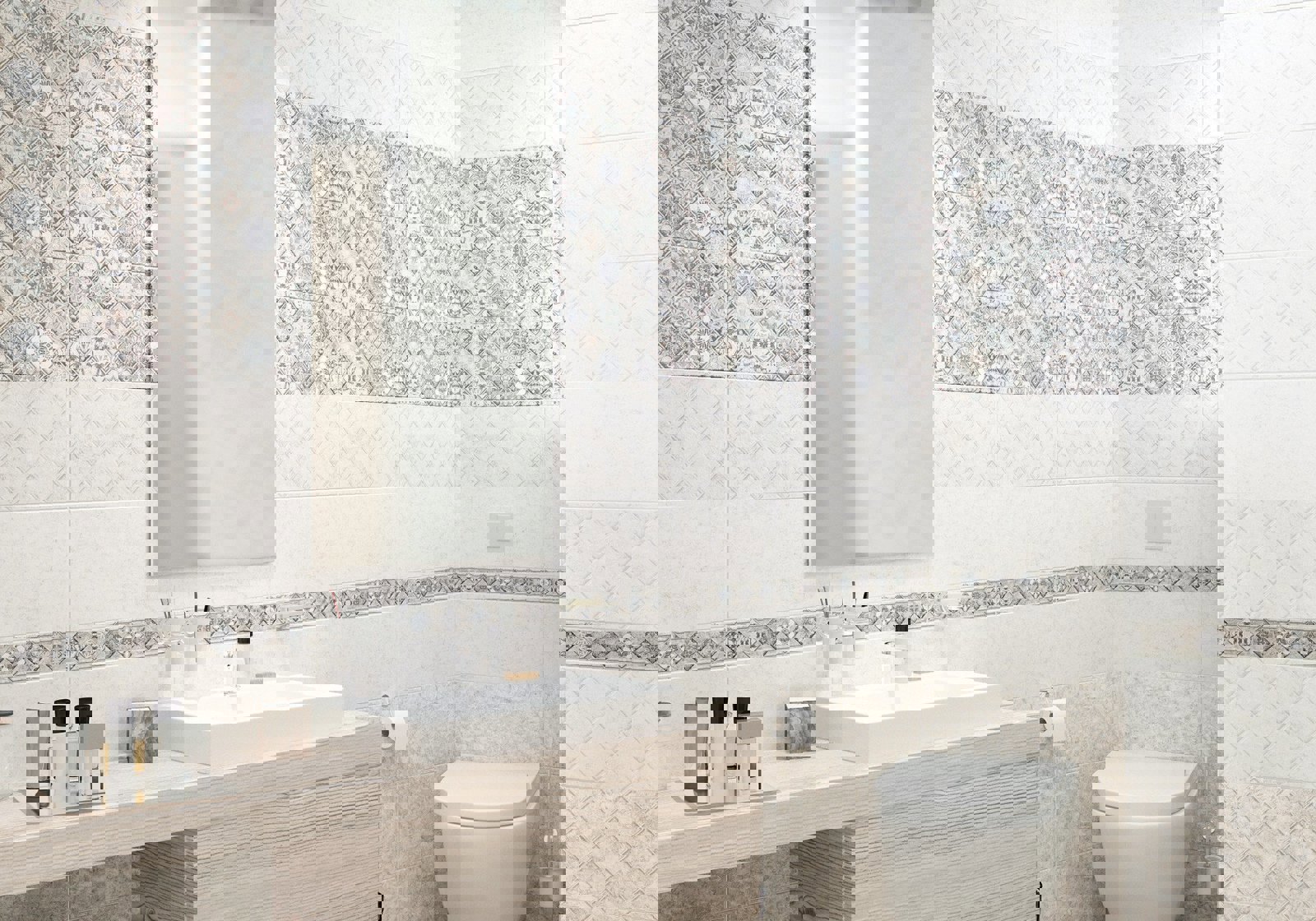 Изображение товара Керамическая плитка Alma ceramica TWU09TVS014ekb 24.9x50см цвет белая