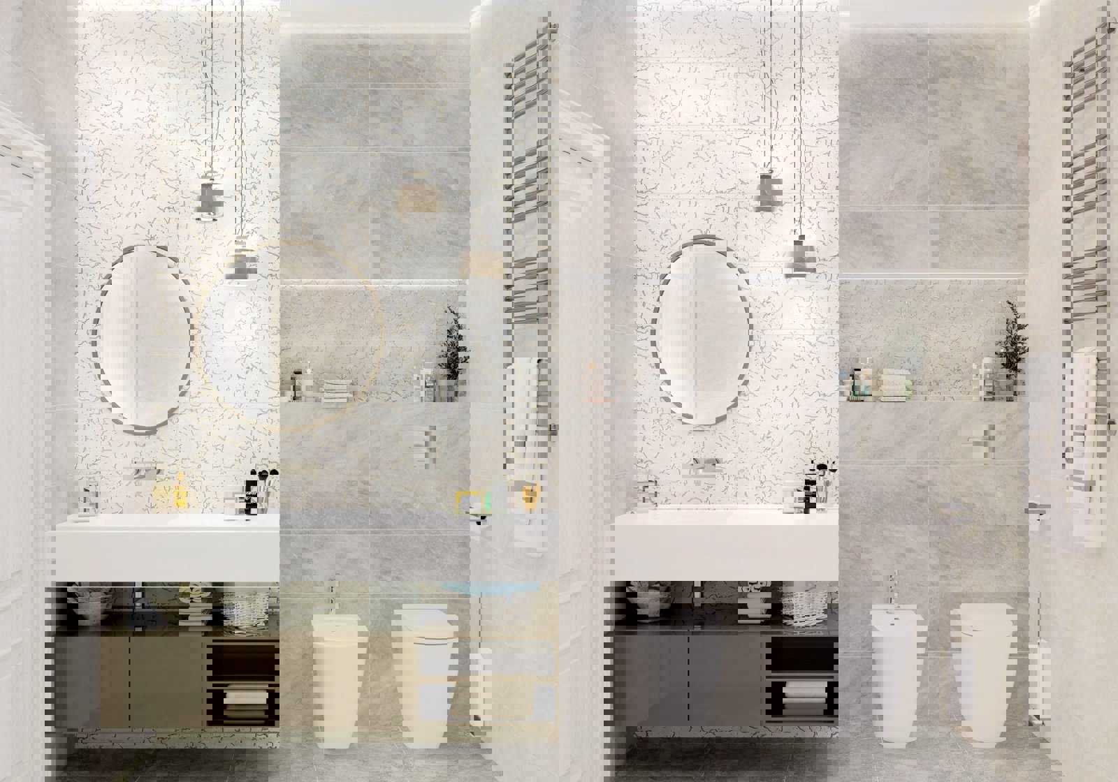 Изображение товара Керамическая плитка Alma ceramica TWU12RLT07Rekb 24.6x74см цвет серая