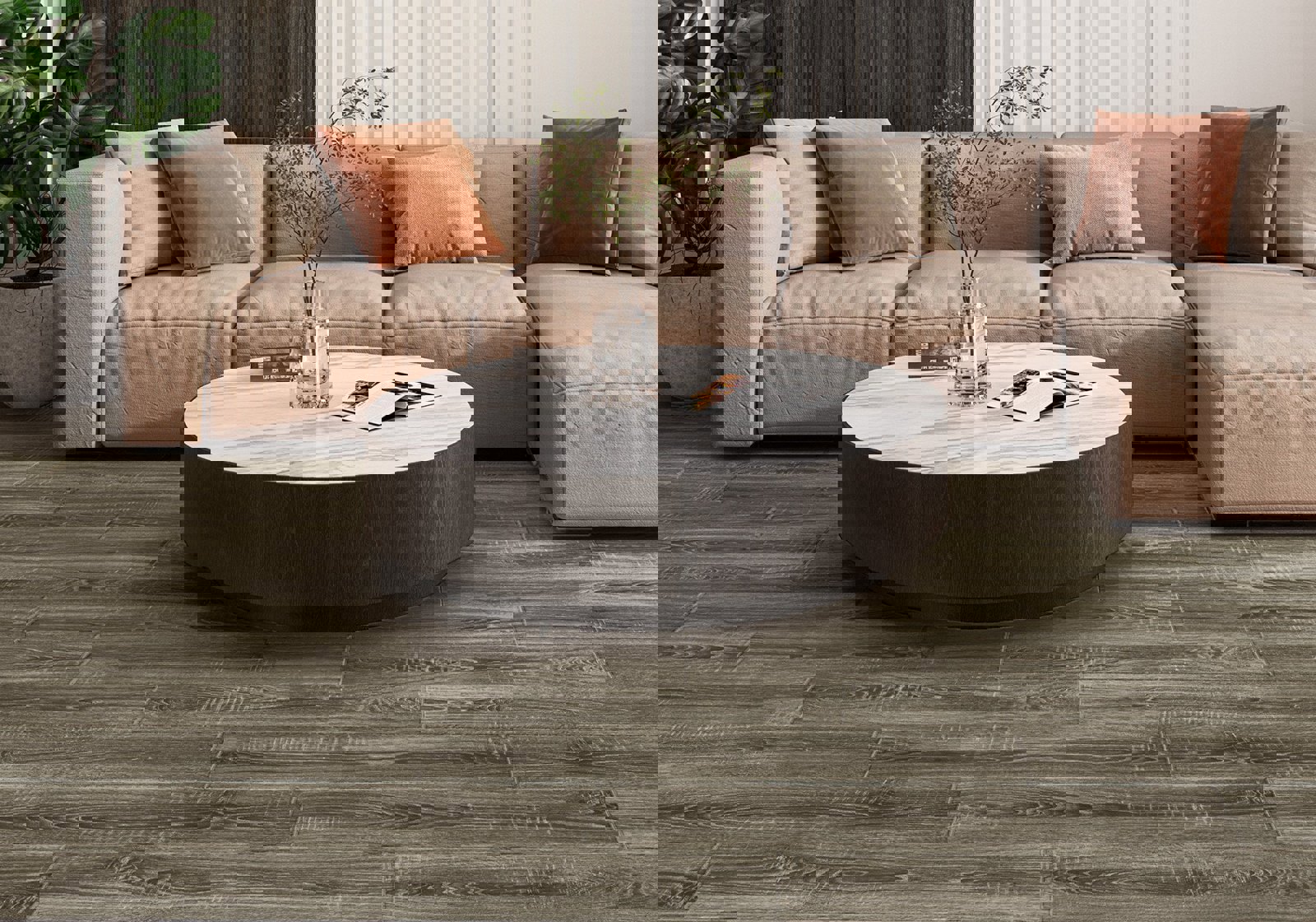 Изображение товара Керамогранит Alma ceramica Almond GFA92AMD44Rekb 20x90см цвет темно-серый, цена за упаковку