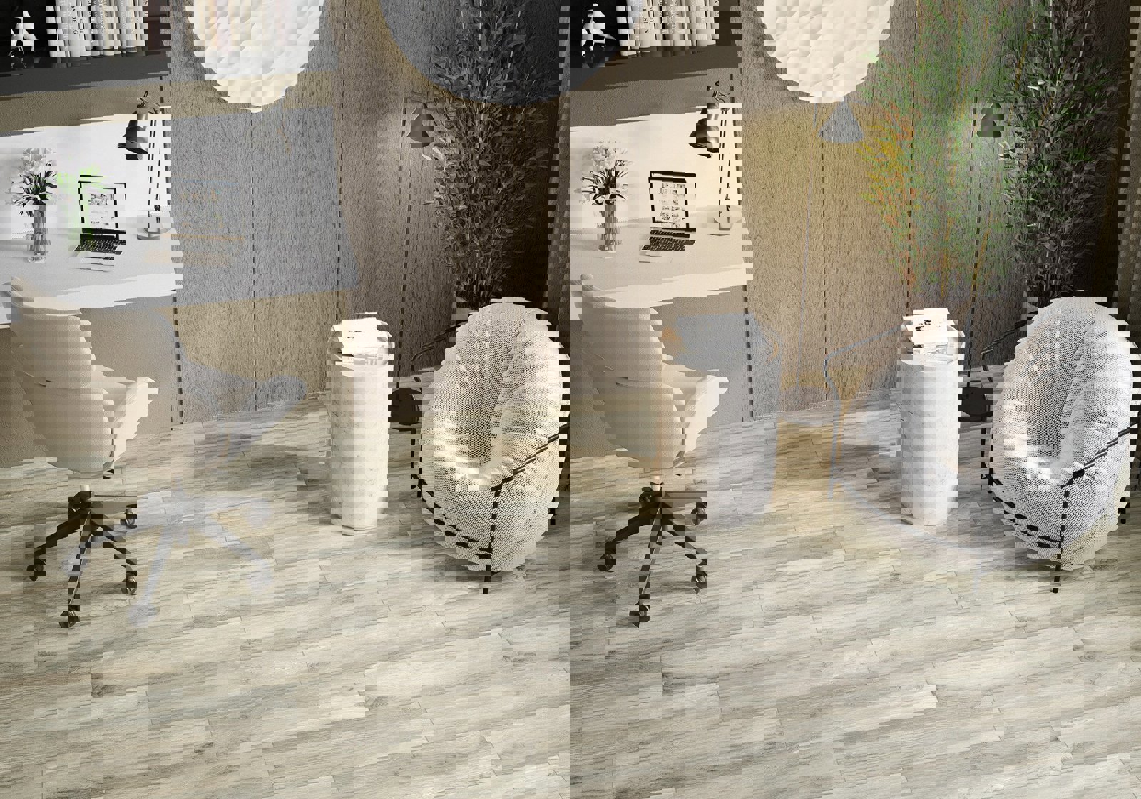 Изображение товара Керамогранит Alma Ceramica Sanray 20x90см бежевый для пола и стен