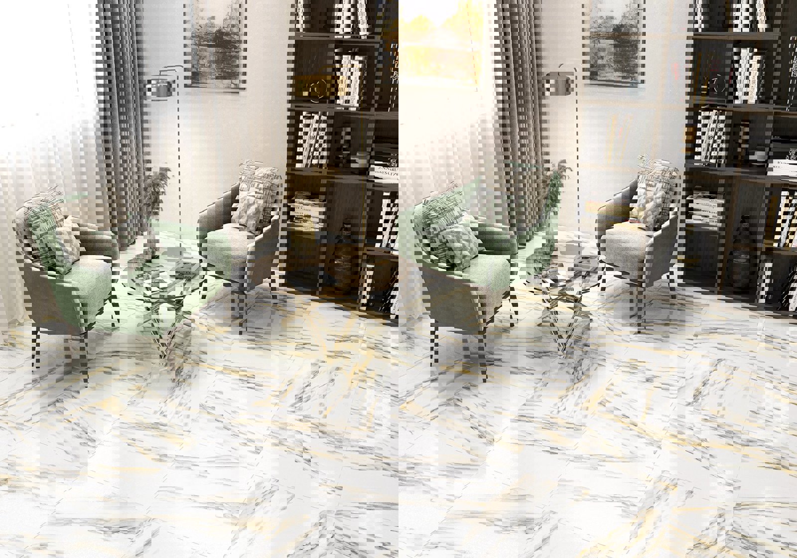 Изображение товара Керамогранит Alma ceramica Fusion GFU57FSN04Lekb 57x57 см бежевый вес 35 кг