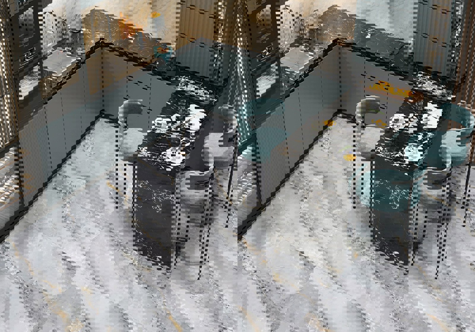 Изображение товара Керамогранит Alma ceramica Fusion 57x57 см серый GFU57ORD07L