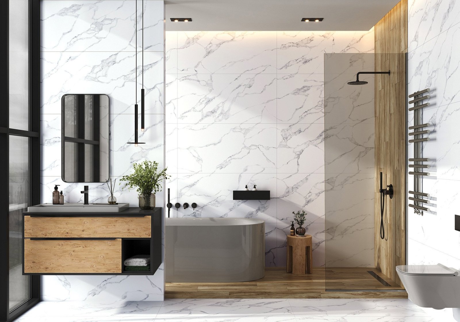 Изображение товара Керамогранит Alma ceramica Imola GFU57IML07Rekb 57x57см цвет белый, цена за упаковку