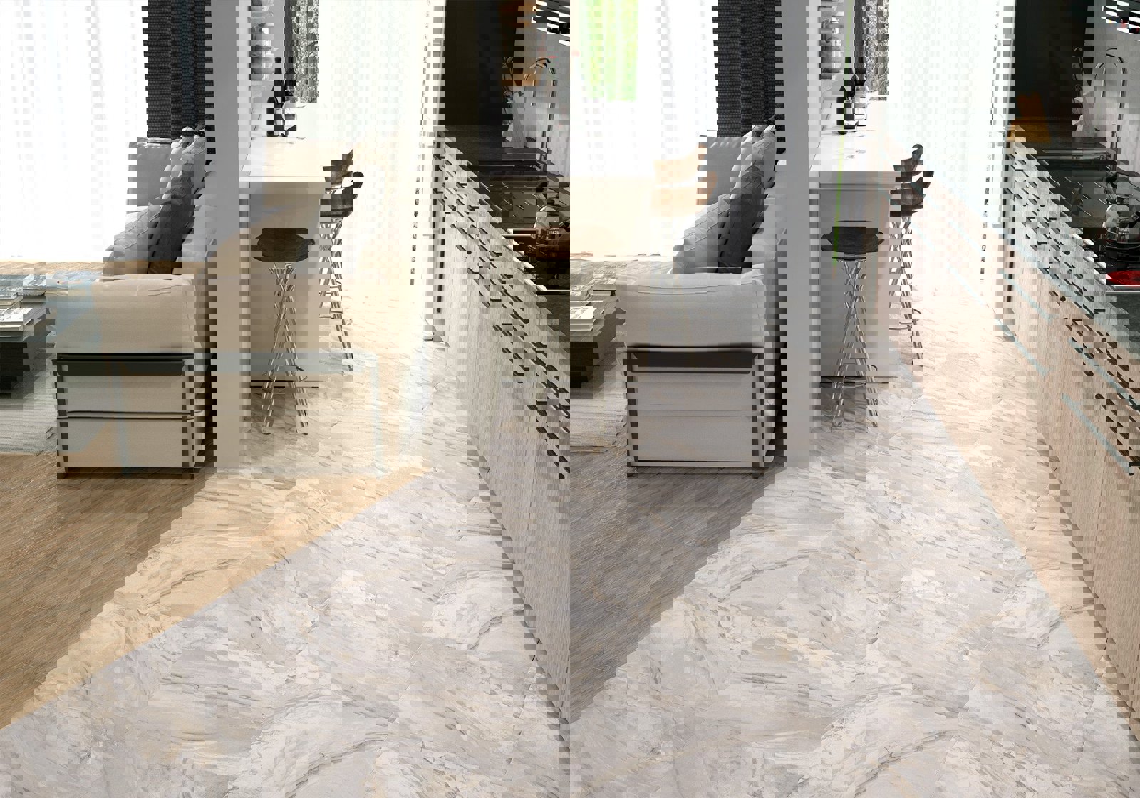 Изображение товара Керамогранит Alma Ceramica Magic 60x60 бежевый GFU04MGC64Lekb