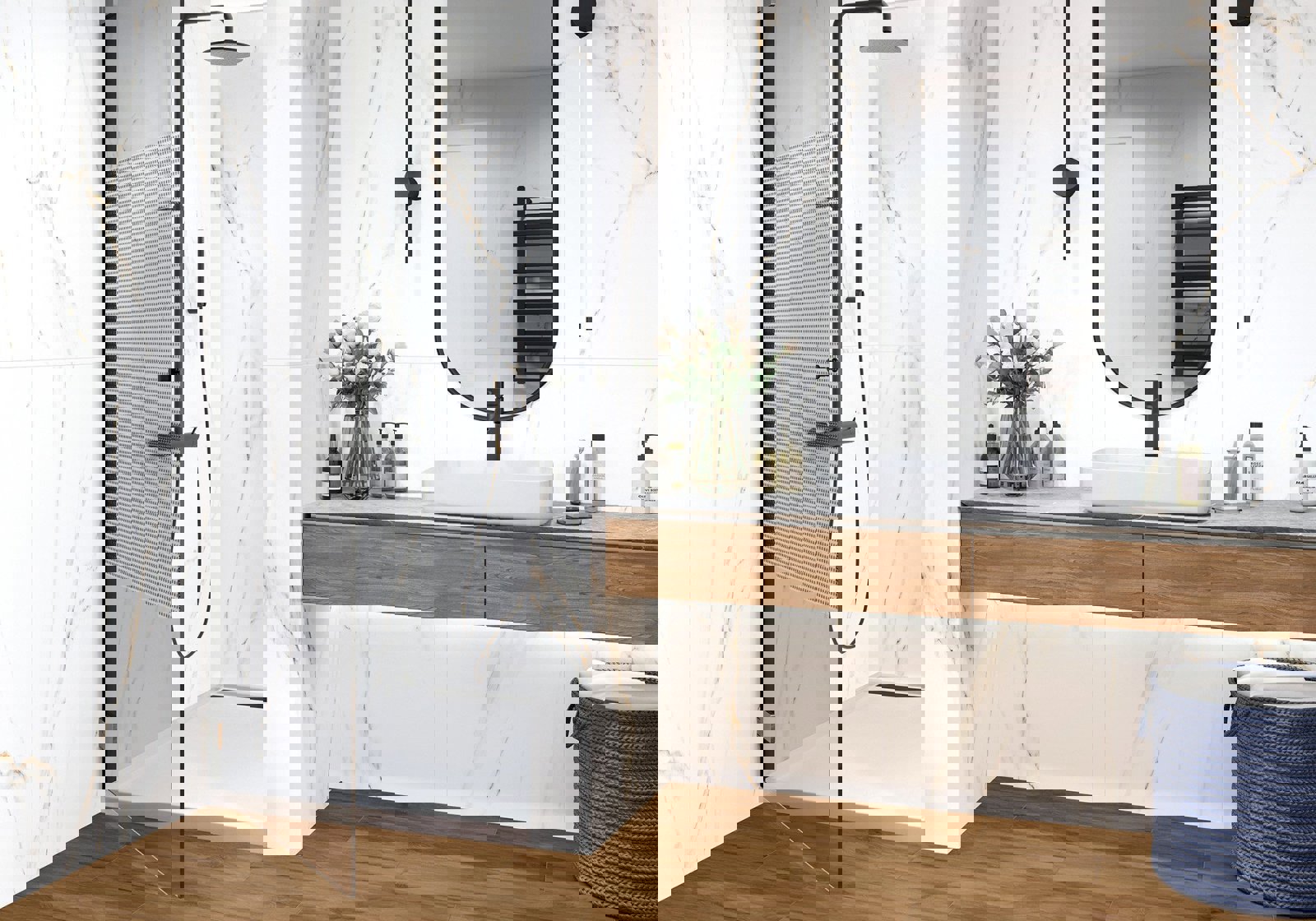 Изображение товара Керамогранит Alma ceramica Extra calacatta GFA114ECL04Rekb 57x114см цвет белый, цена за упаковку