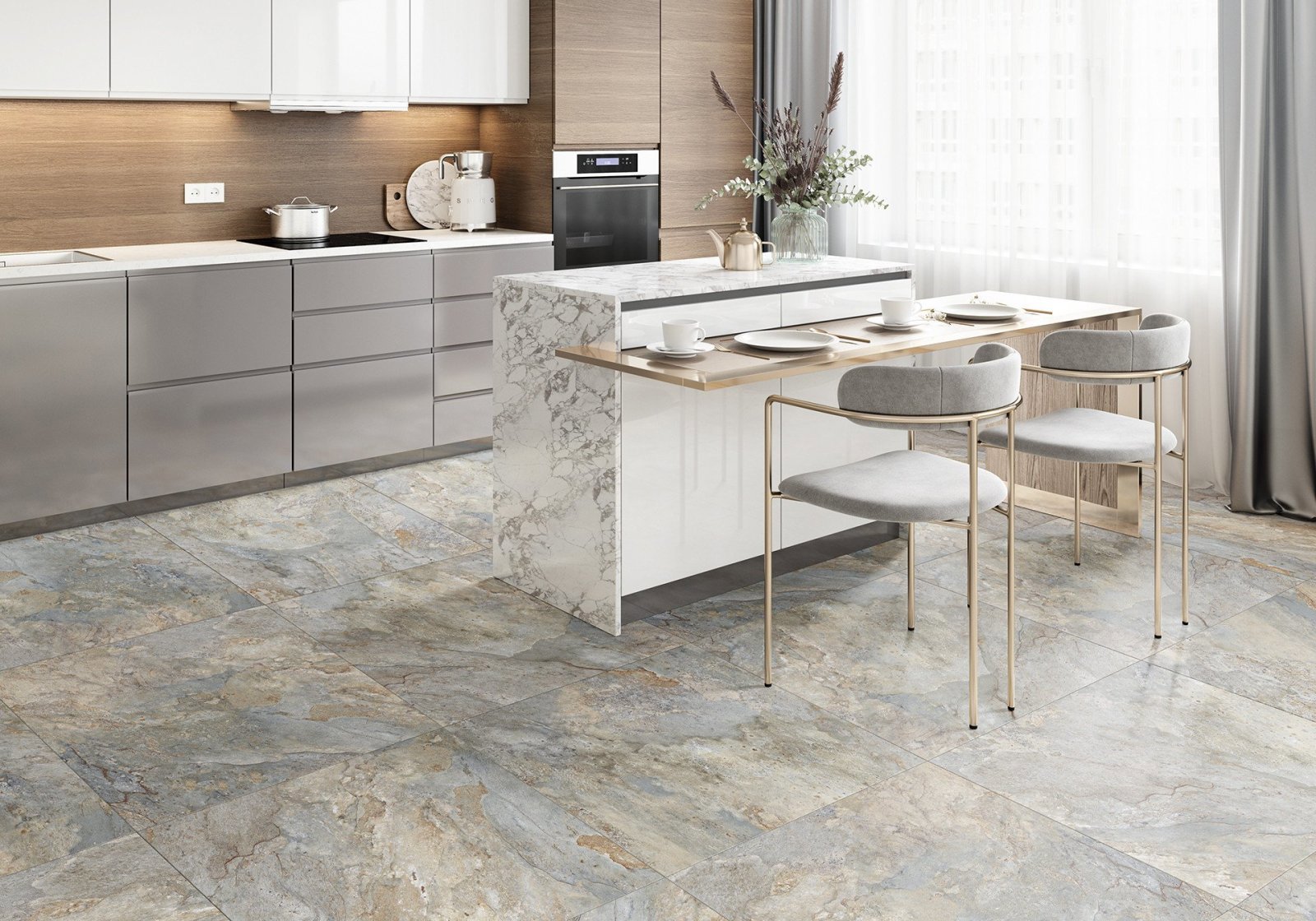 Изображение товара Керамогранит ALMA CERAMICA BRAZIL коричневый 60x60 см Изображение товара Керамогранит ALMA CERAMICA BRAZIL коричневый 60x60 см