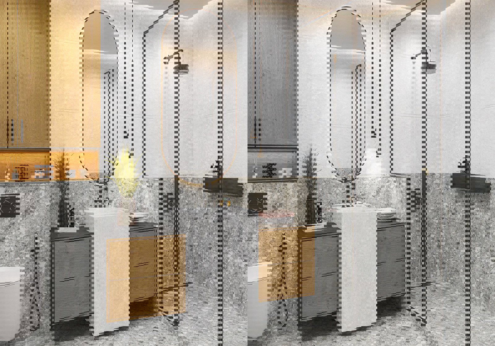 Изображение товара Керамогранит Alma Ceramica Steel GFU04STE70R 60x60 см темно-серый