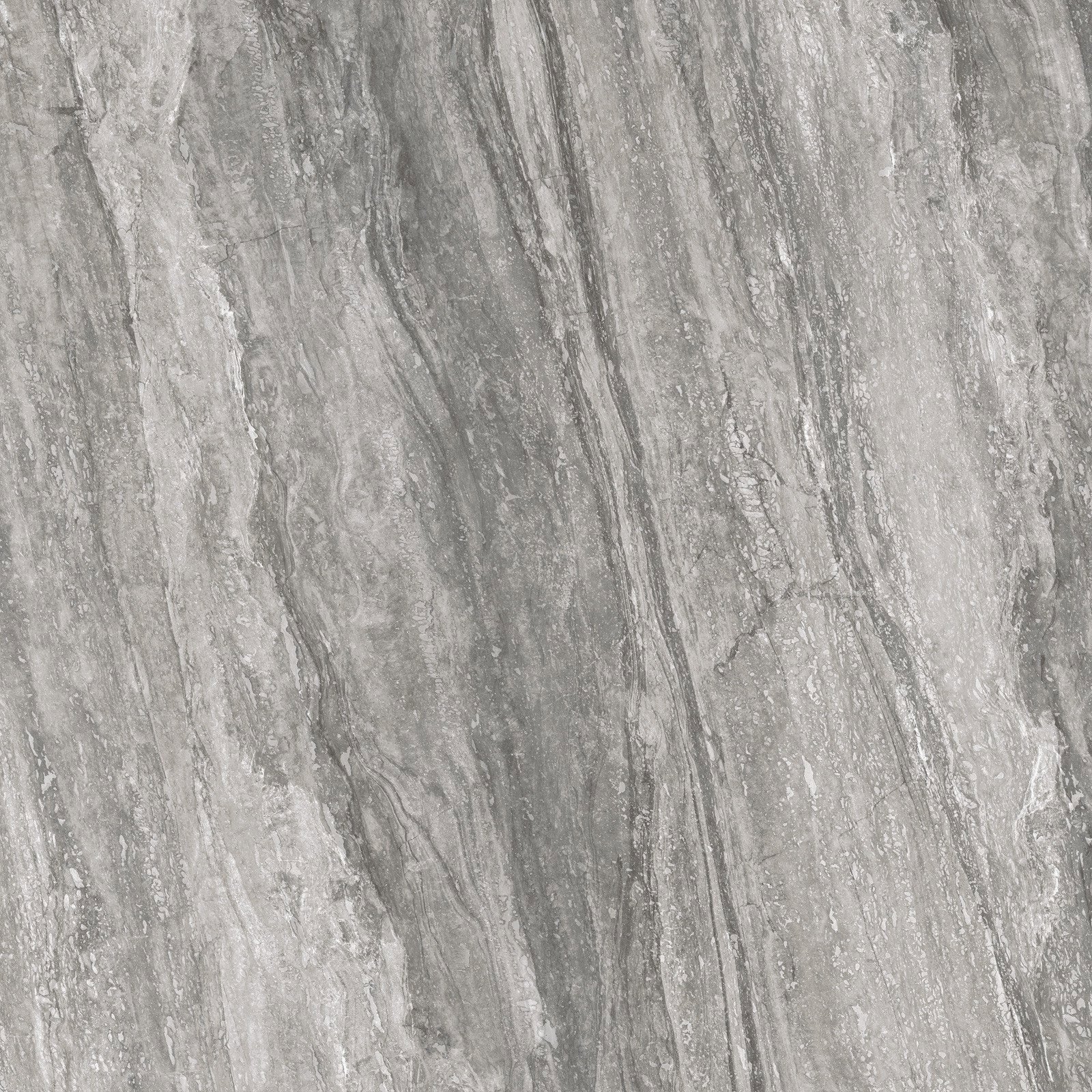 Изображение товара Керамогранит Alma ceramica Travertino GFU04TVT70Rekb 60x60см цвет серый, серебристый, цена за упаковку