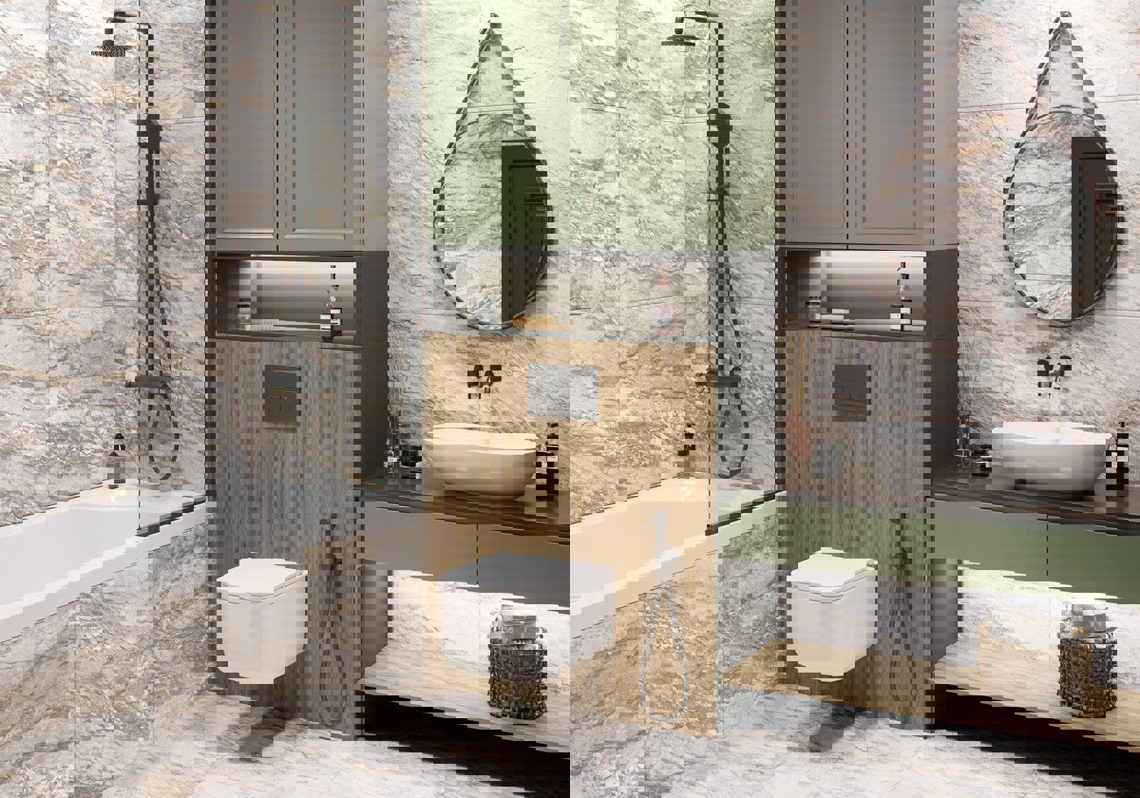 Изображение товара Керамогранит Alma ceramica Maia GFU04MAI40Rekb 60x60 см коричневый