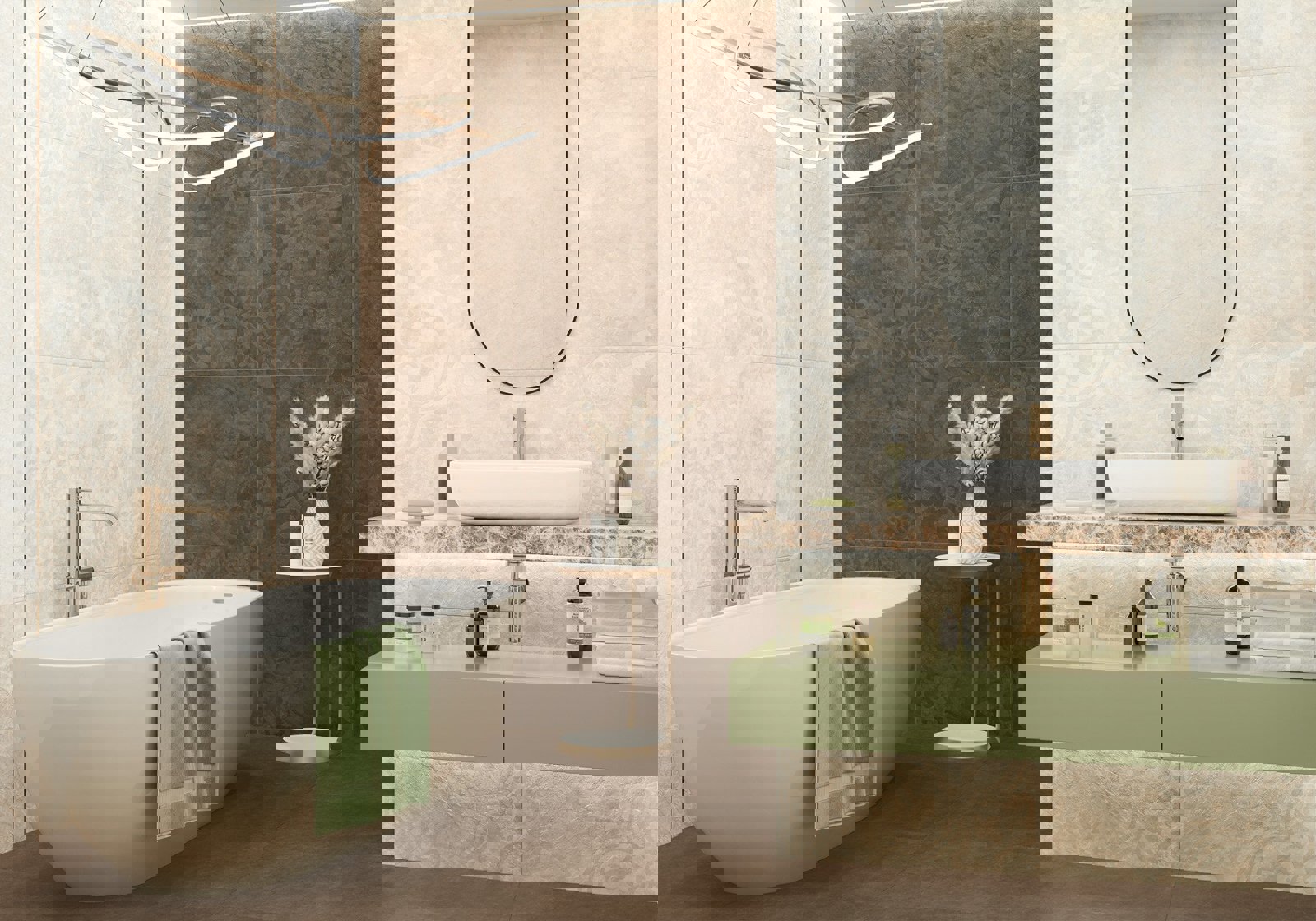 Изображение товара Керамогранит Alma ceramica Ricci GFU04RIC24Rekb 60x60 см коричневый