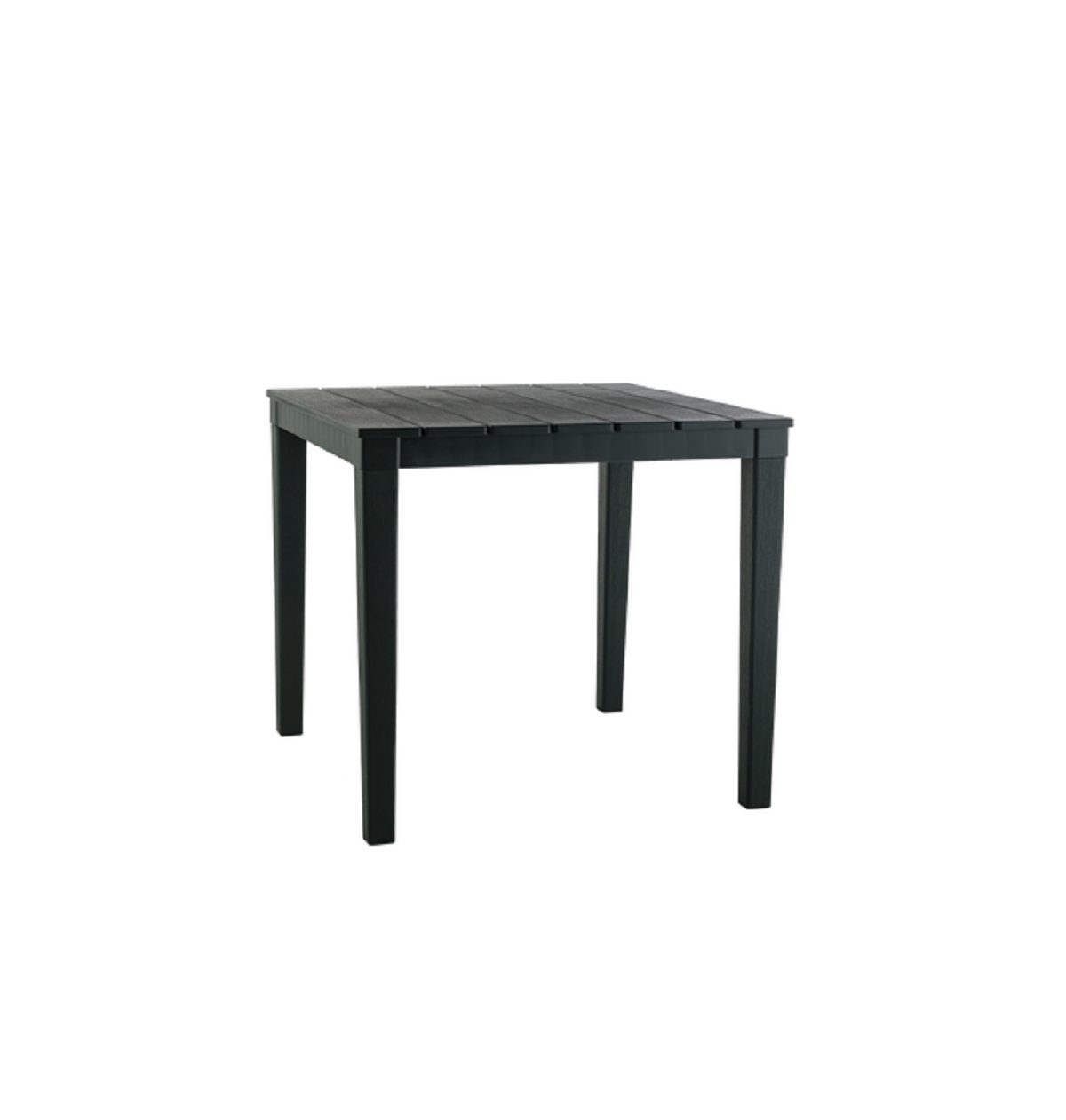 Изображение товара Нераздвижной садовый стол из пластика 75x80x80 см зеленый Элластик-пласт