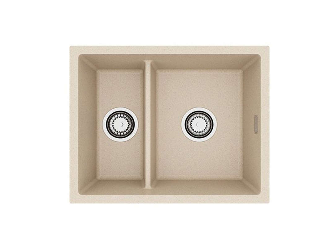 Изображение товара Врезная кухонная мойка ALVEUS 1150067 из искусственного камня песочный 55x40 см