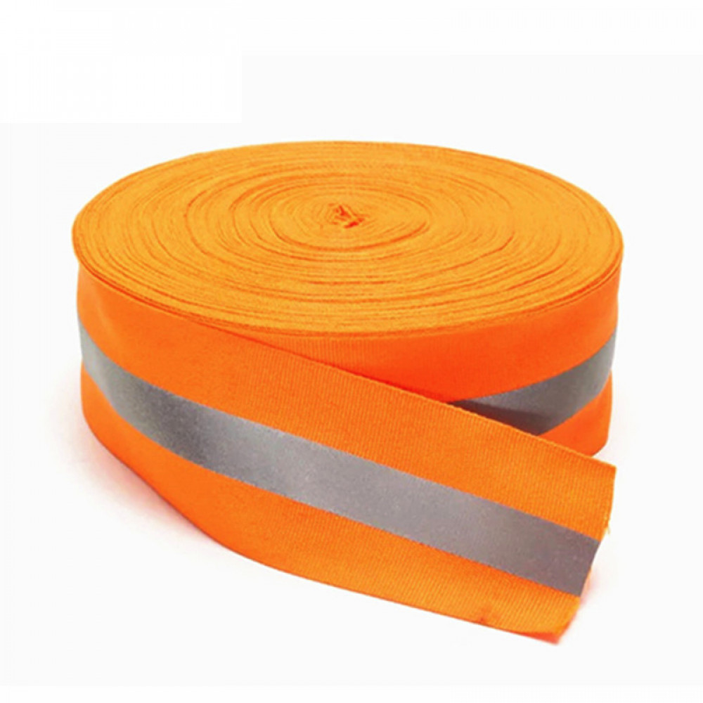Изображение товара Лента сигнальная Safetystep Reflective fabric tape 50мм х 50м оранжевый