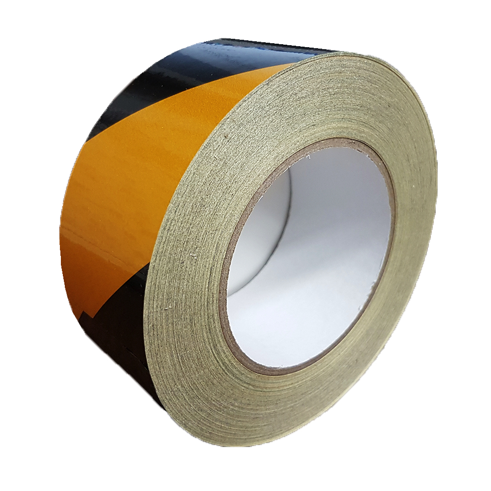 Изображение товара Лента сигнальная Safetystep Reflective tape 50мм х 5м черно-желтый Изображение товара Лента сигнальная Safetystep Reflective tape 50мм х 5м черно-желтый