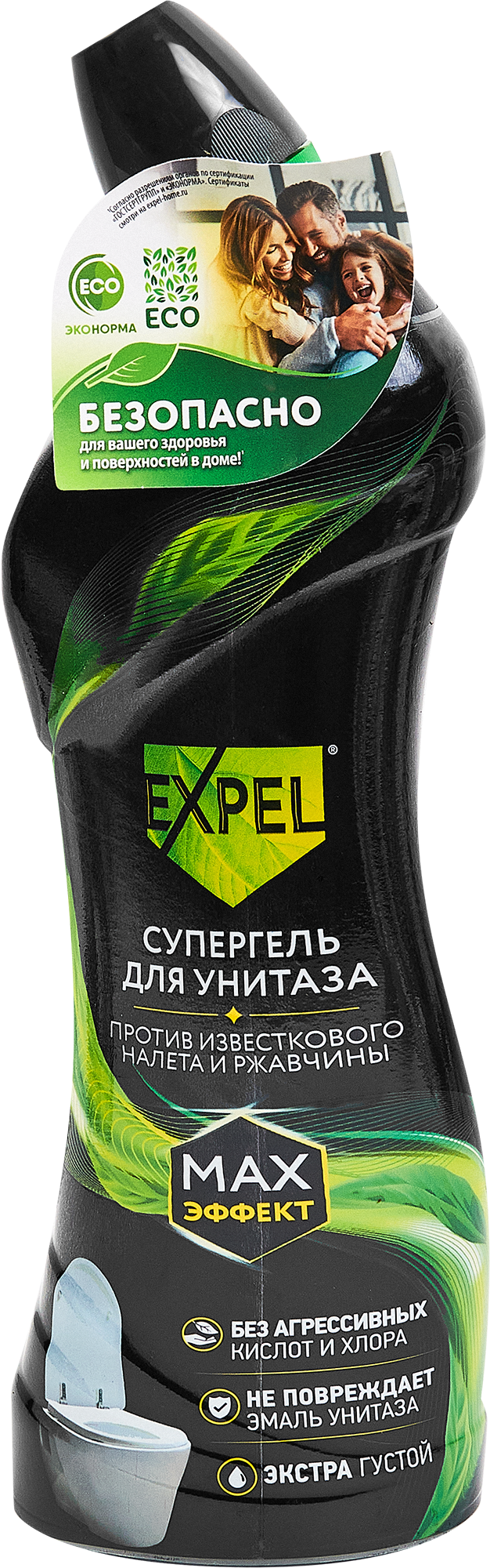 Изображение товара Средство чистящее для унитаза Expel 700 мл гель безопасное для эмали