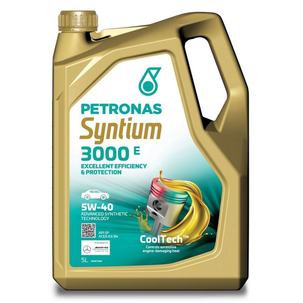 Изображение товара Моторное масло Petronas Syntium 3000 E синтетическое 5W40 5л