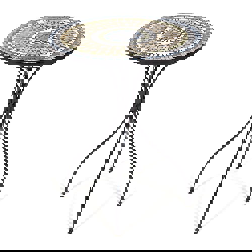 Изображение товара Нераздвижной садовый стол Tetchair BEAUJOLAIS 60 см черный металламистый