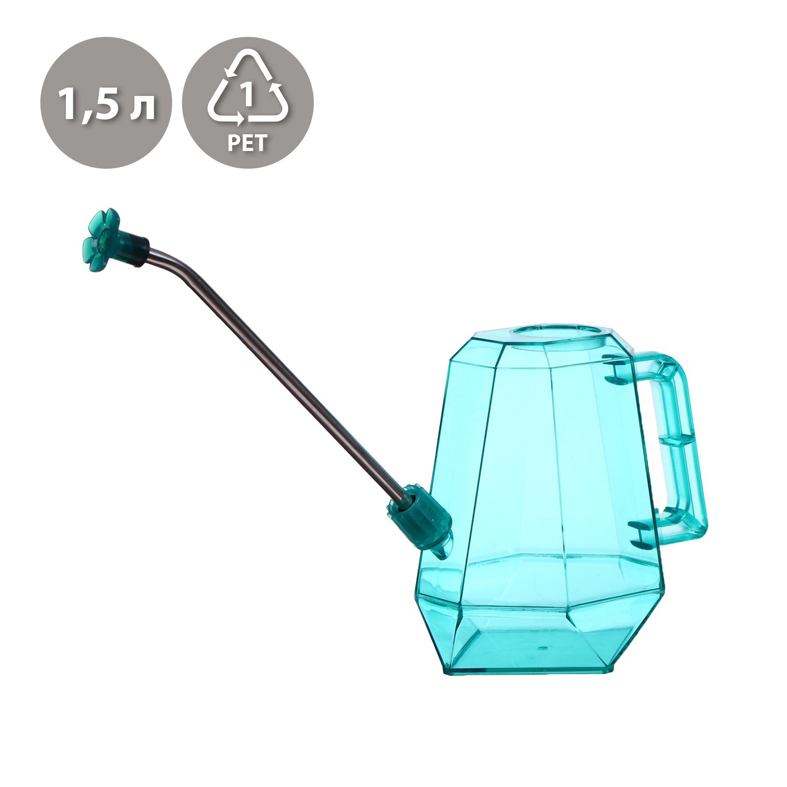 Изображение товара Лейка Greengo С рассеивателем 1.5 л металл, пластик синий