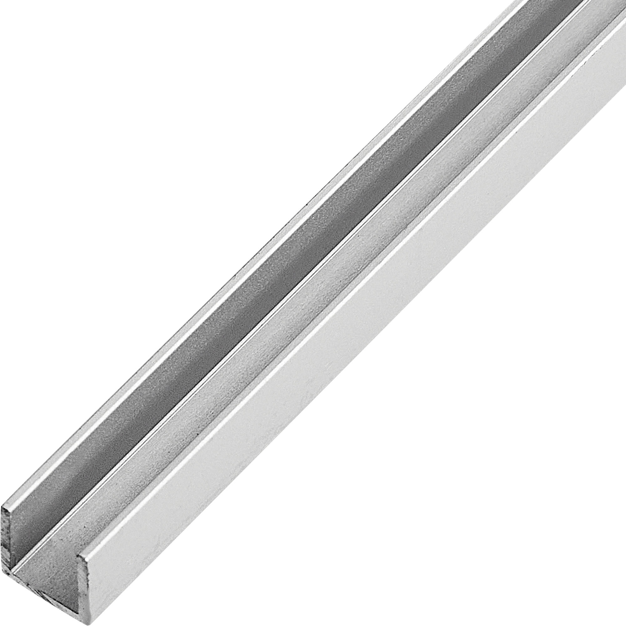 Изображение товара Профиль П-образный алюминий анодированный 10x10x1.2x2000 мм серебро