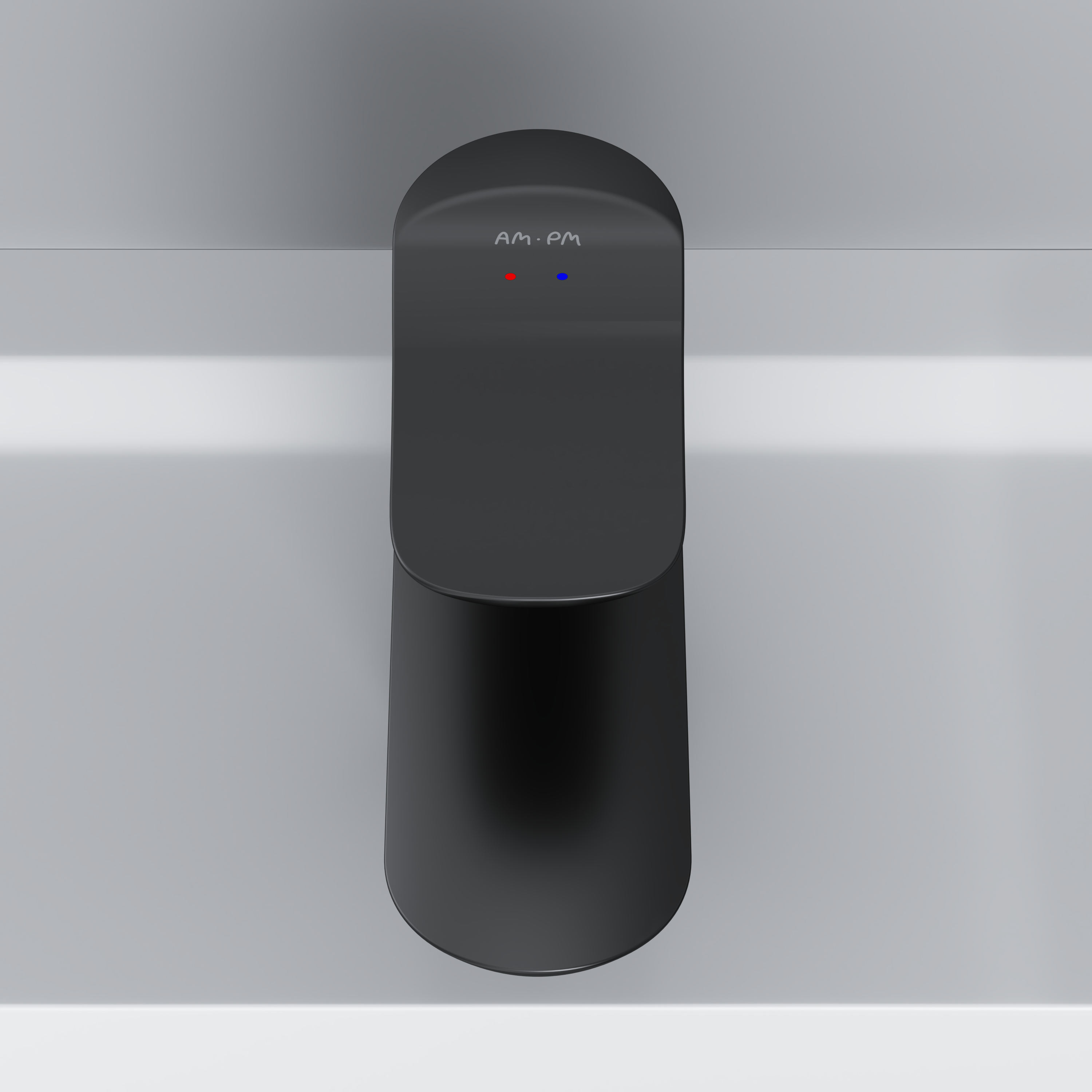 Смеситель для раковины AM.PM Moxie F9ML2122 однорычажный цвет черный матовый - 11