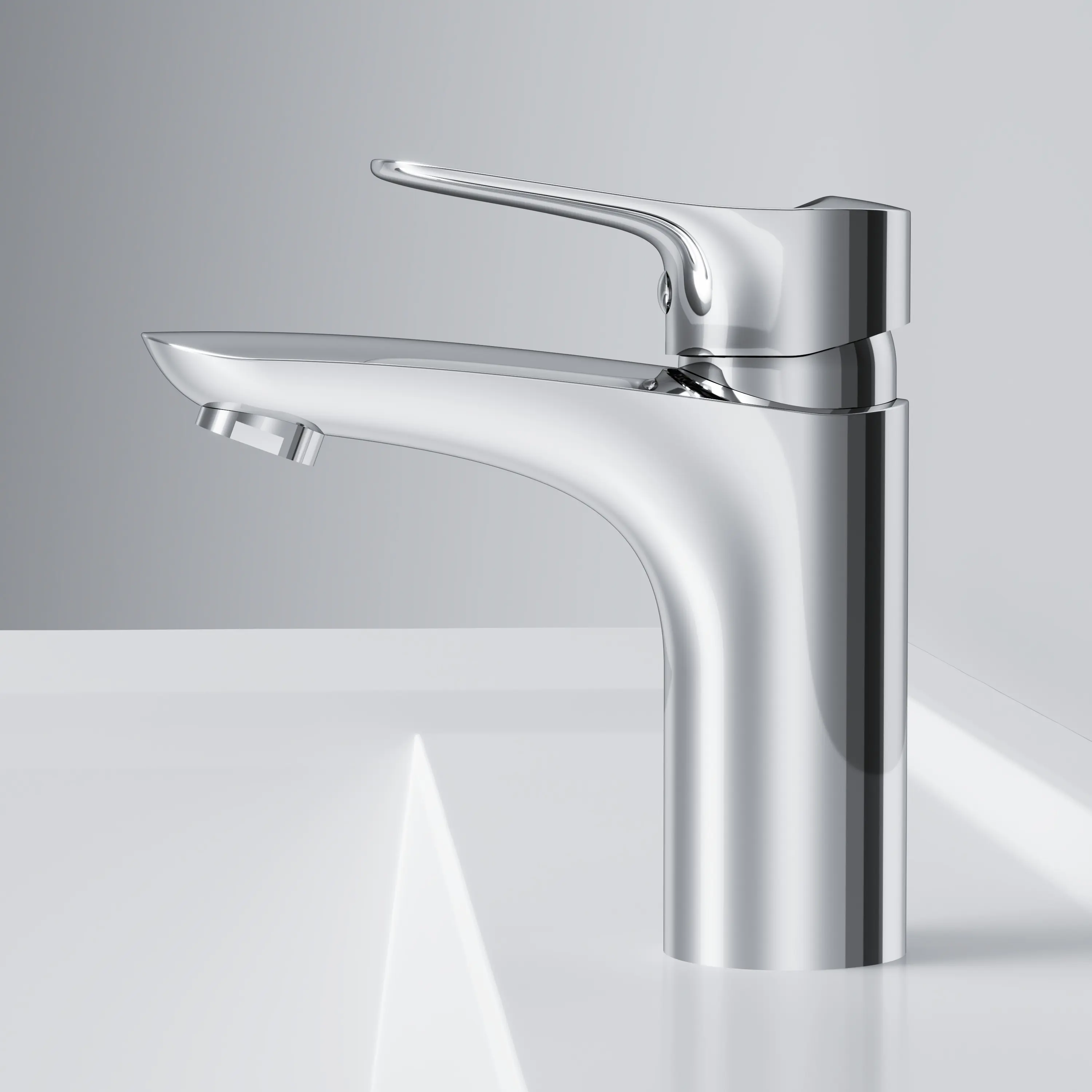 Смеситель для раковины AM.PM Moxie F9ML2100 однорычажный цвет хром - 9