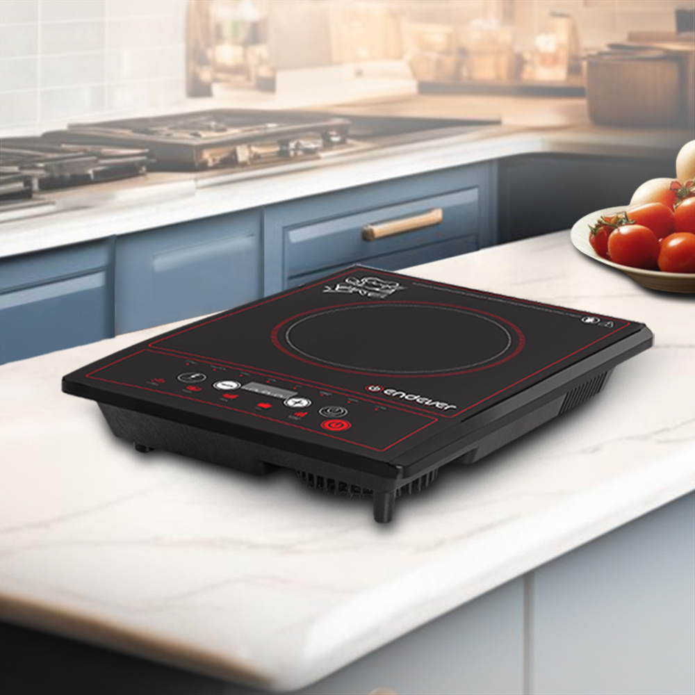 Изображение товара Индукционная настольная плита Endever 80040 28 см 1 конфорка черный