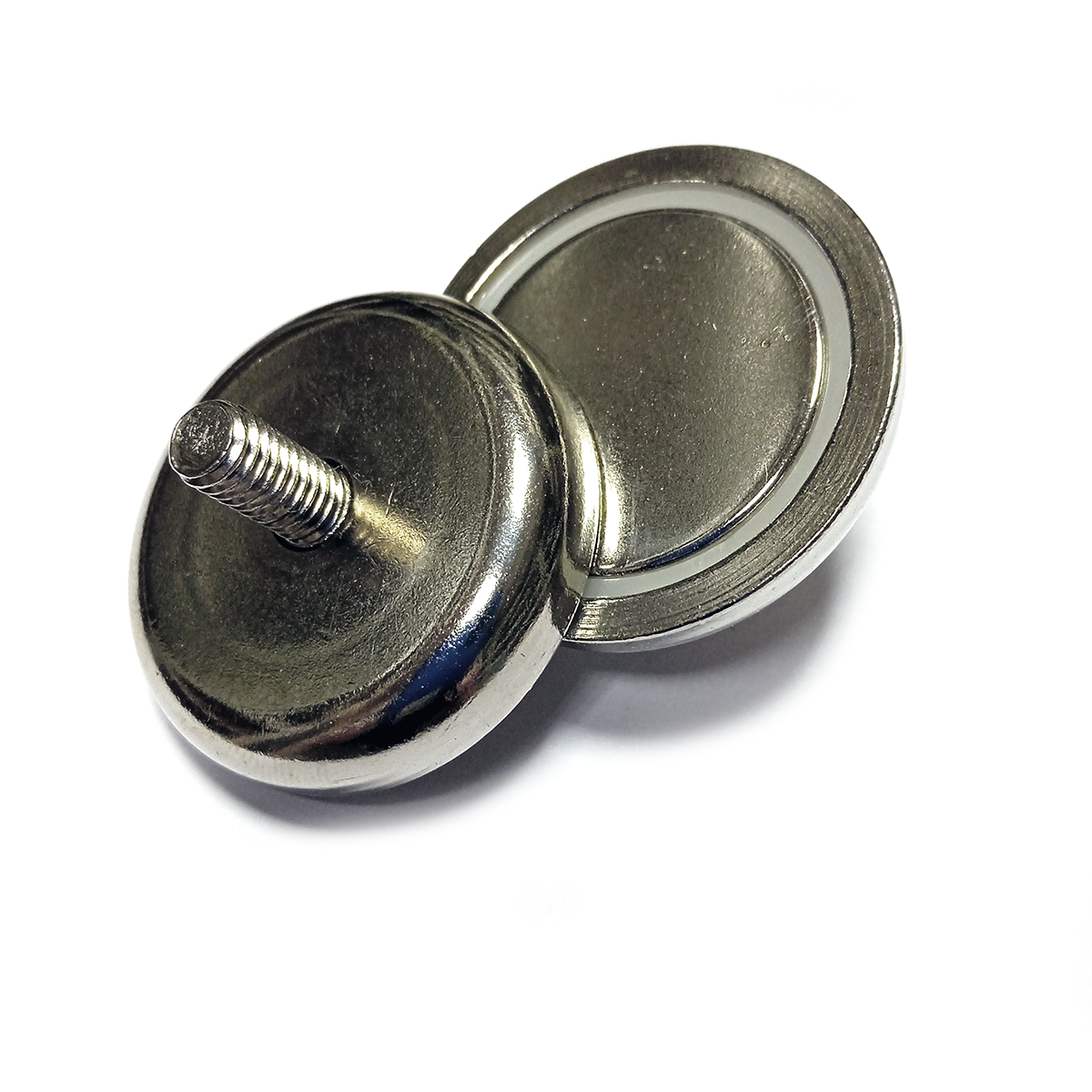 Изображение товара Магнитное крепление с гайкой и шайбой М6 С36, усилие 41 кг